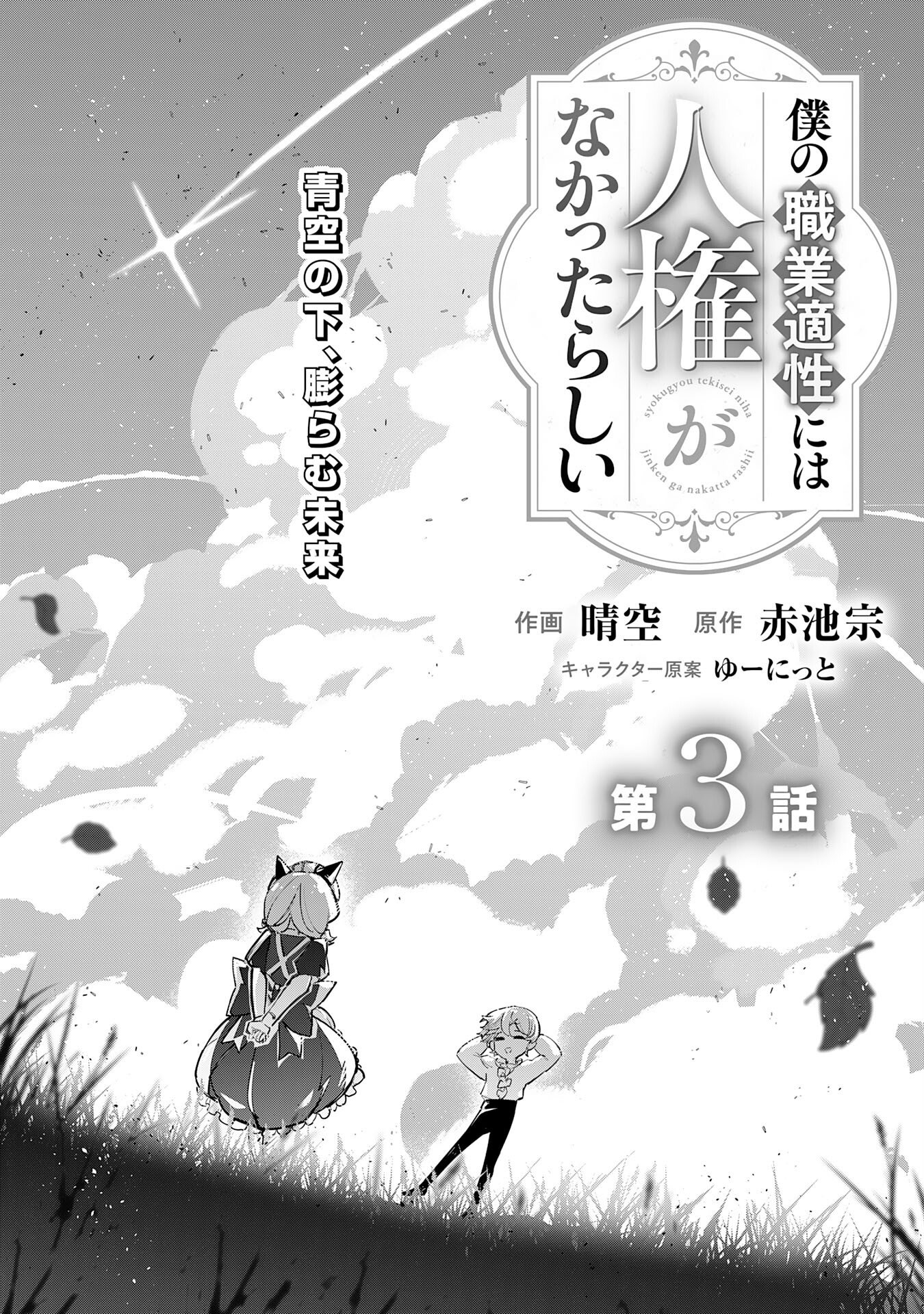 Boku no Shokugyou Tekisei ni wa Jinken ga Nakatta rashii Chapter 3 3ページ