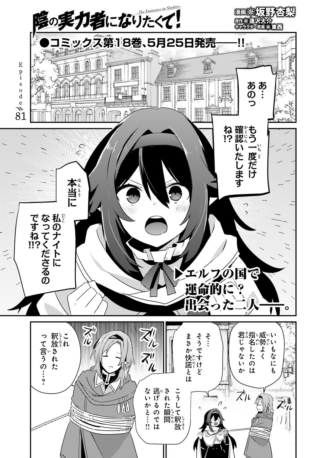 Kage no Jitsuryokusha ni Naritakute Chapter 81 1ページ