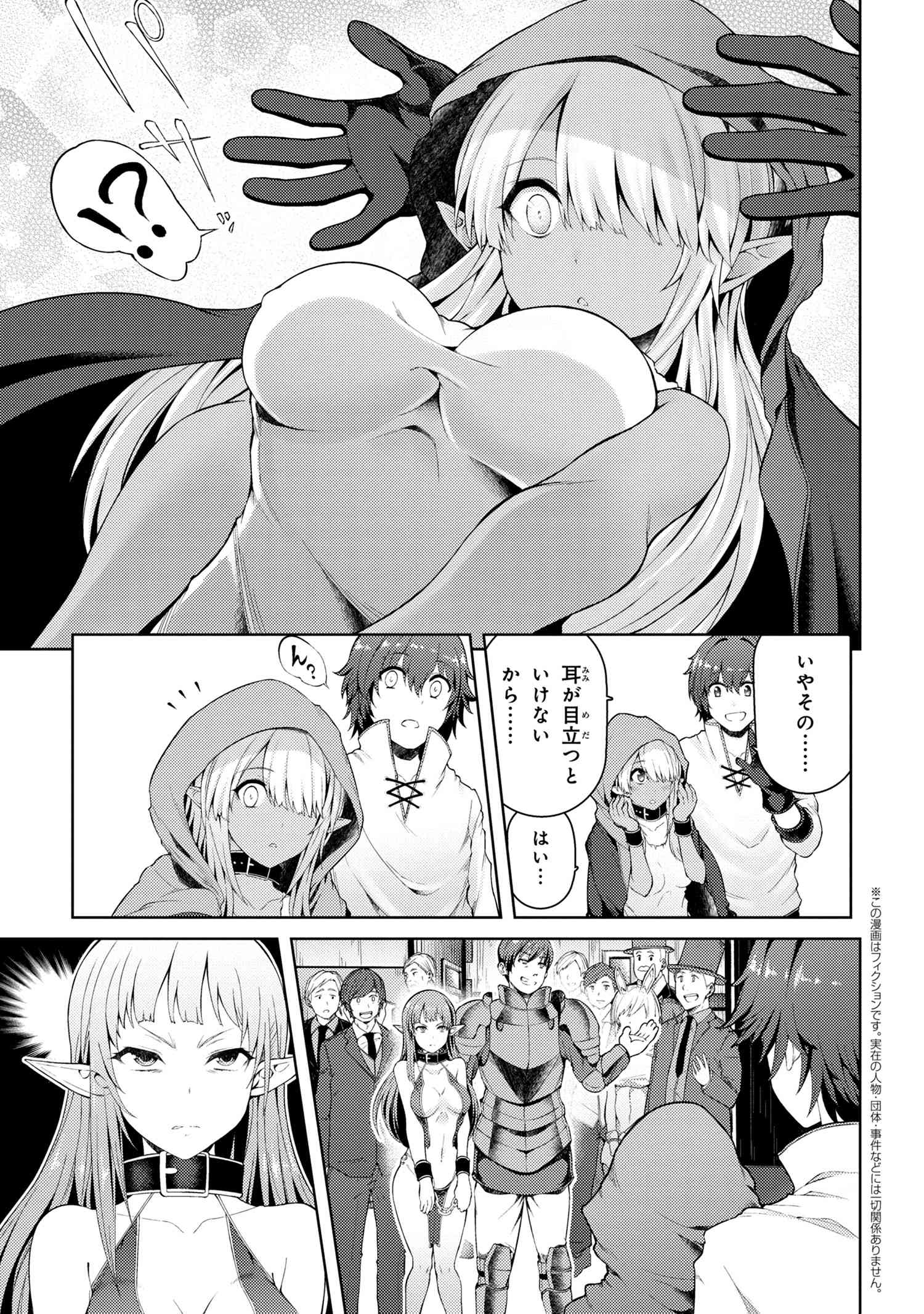 Ie ga Moete Jinsei dou demo Yoku Natta kara, Nokotta Nakenashi no Kane de Dark Elf no Dorei o Katta Chapter 2.1 1ページ