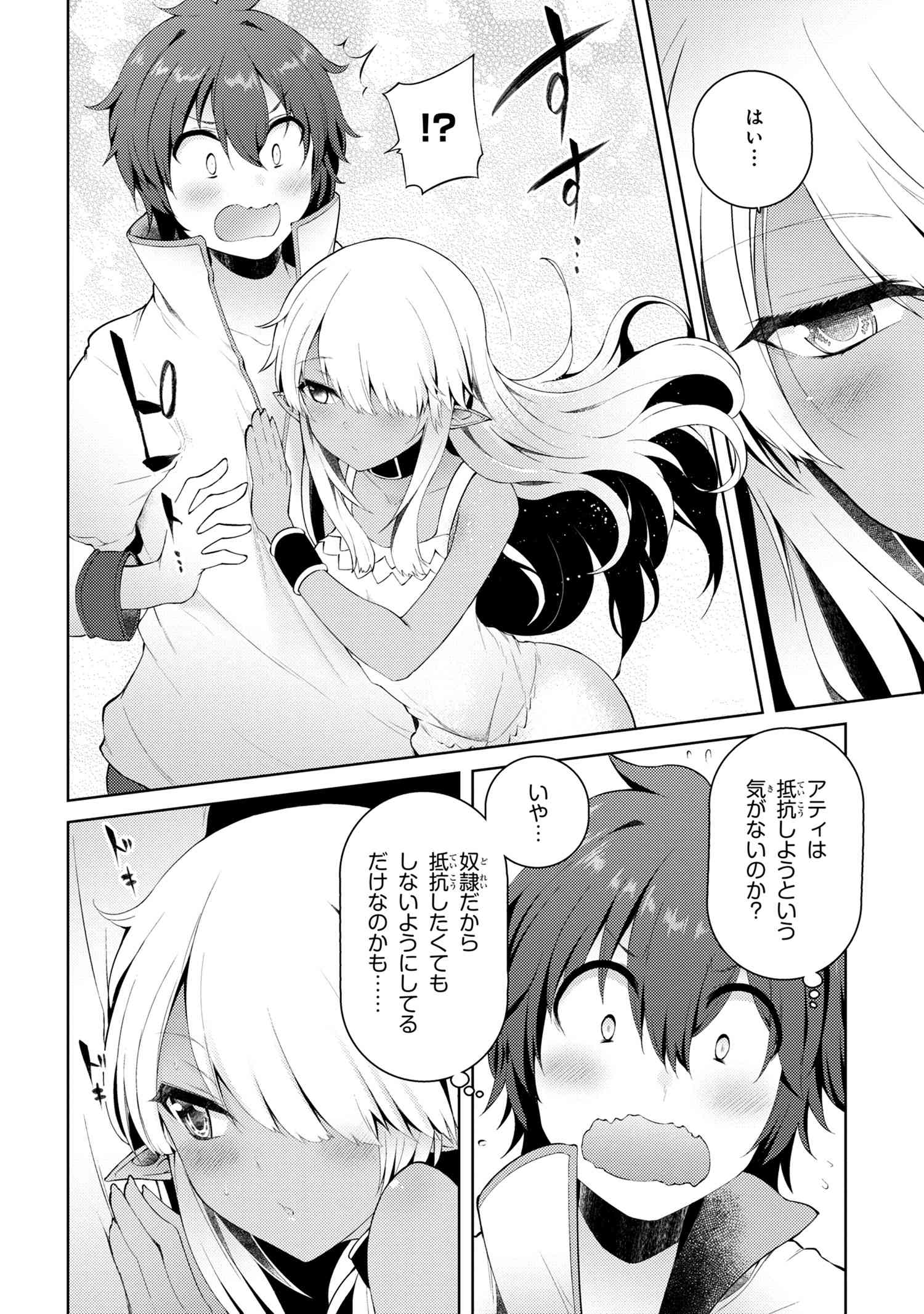 Ie ga Moete Jinsei dou demo Yoku Natta kara, Nokotta Nakenashi no Kane de Dark Elf no Dorei o Katta Chapter 7.1 12ページ