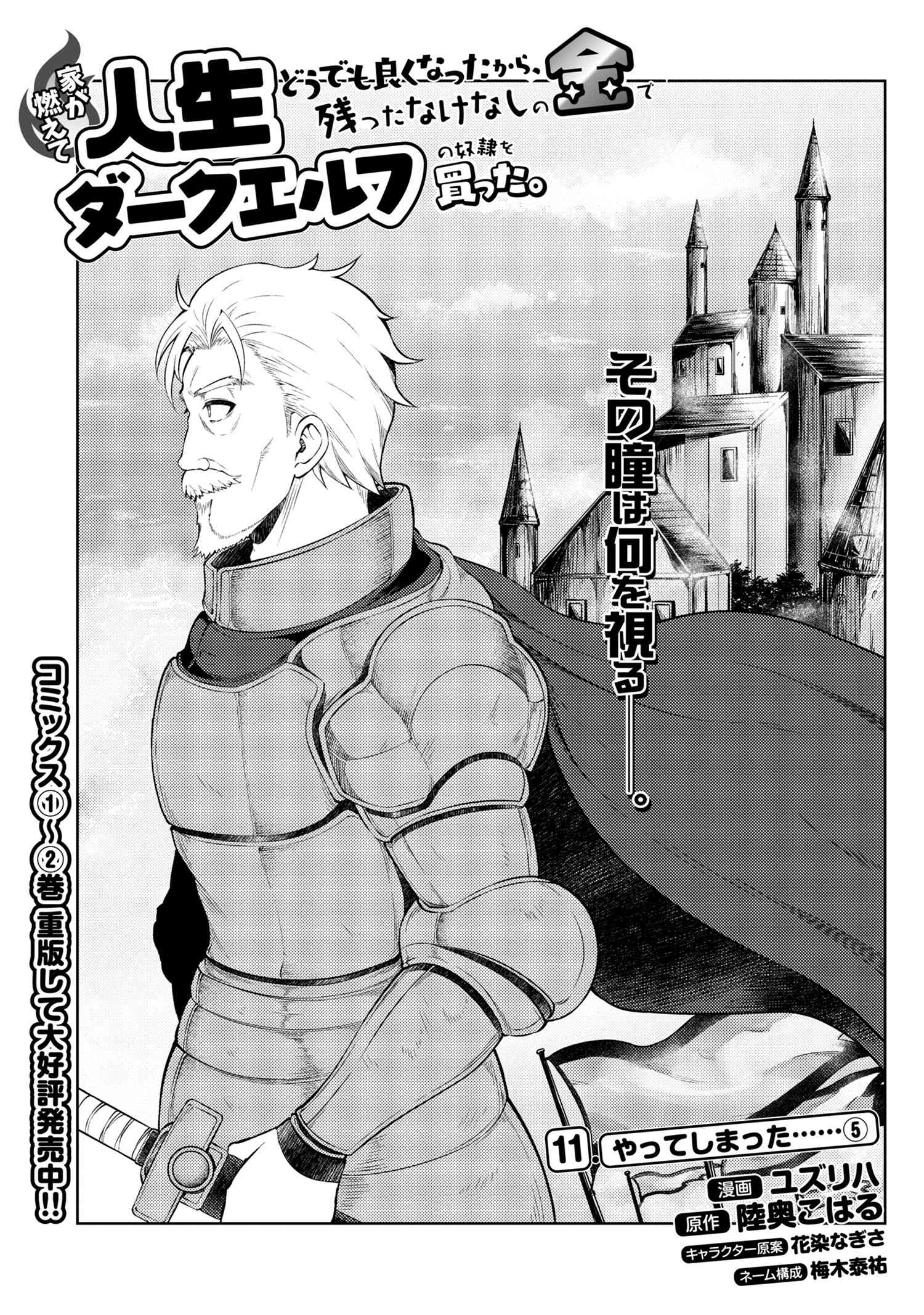 Ie ga Moete Jinsei dou demo Yoku Natta kara, Nokotta Nakenashi no Kane de Dark Elf no Dorei o Katta Chapter 11.5 1ページ