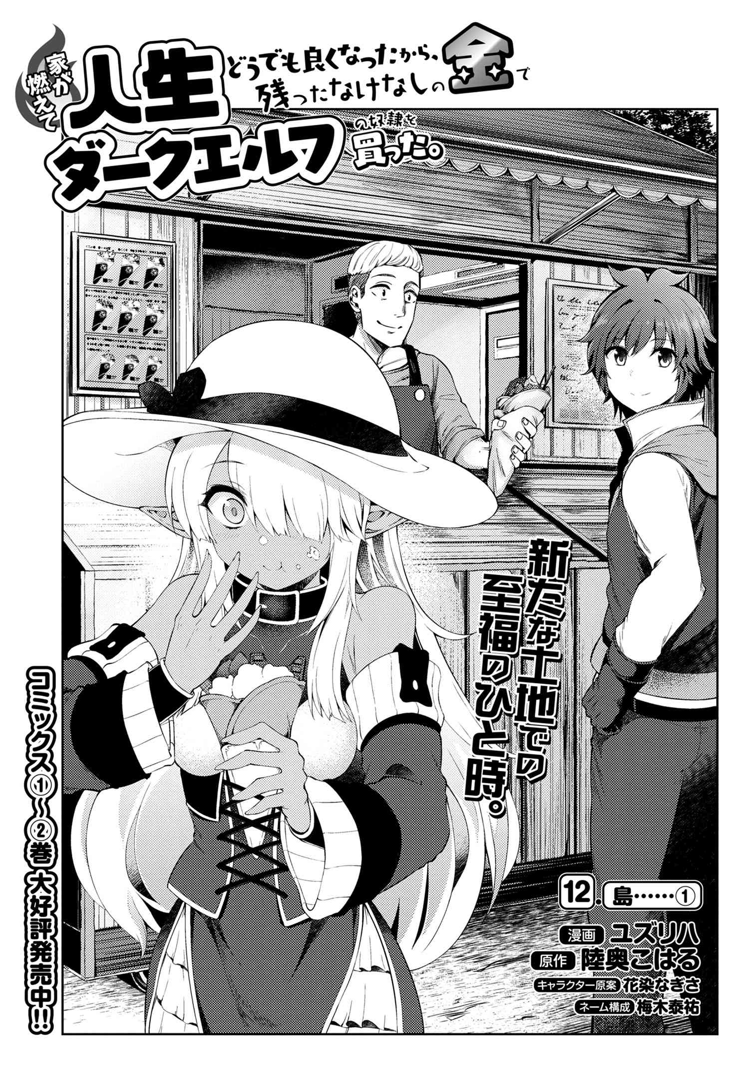 Ie ga Moete Jinsei dou demo Yoku Natta kara, Nokotta Nakenashi no Kane de Dark Elf no Dorei o Katta Chapter 12.1 1ページ
