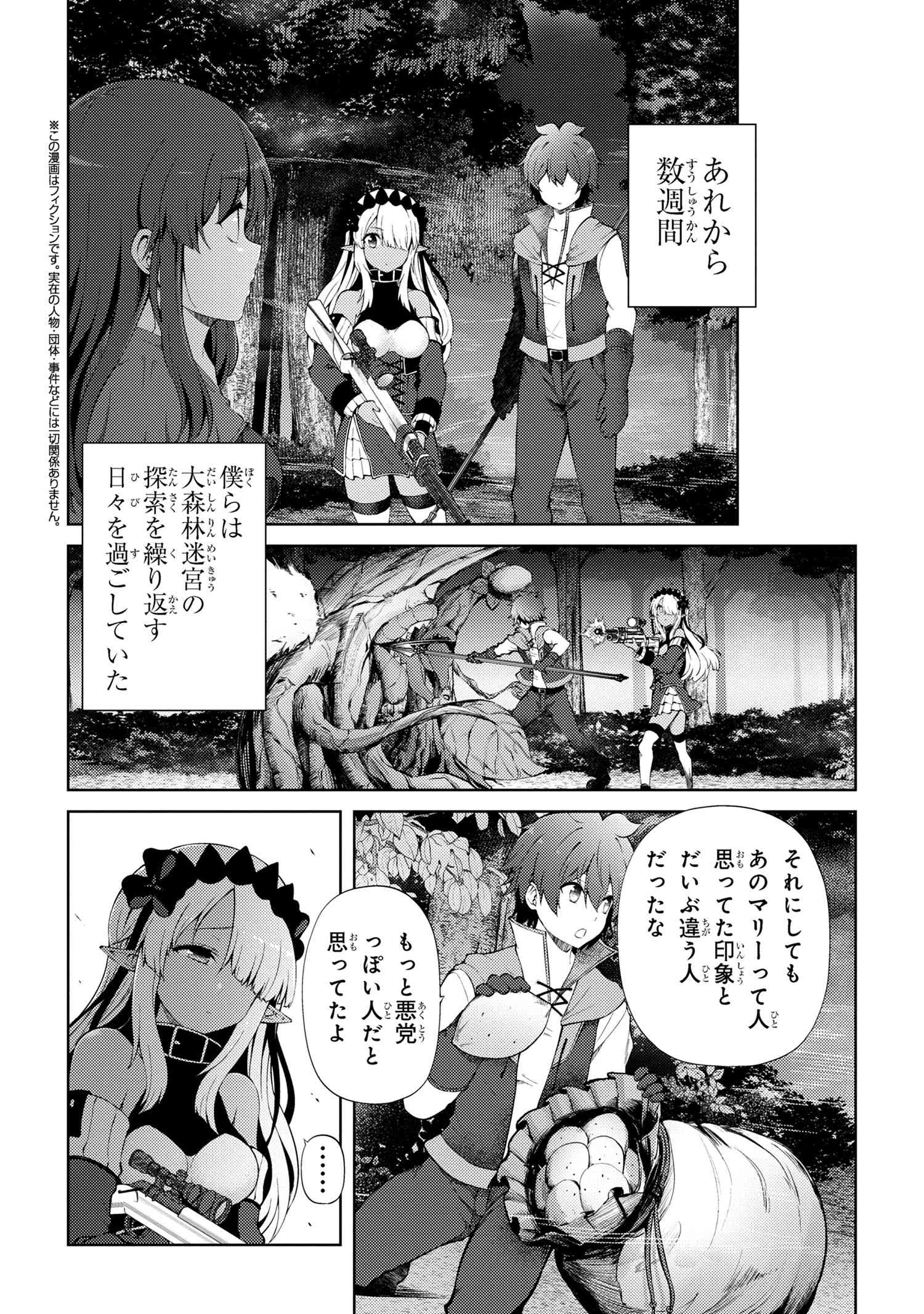 Ie ga Moete Jinsei dou demo Yoku Natta kara, Nokotta Nakenashi no Kane de Dark Elf no Dorei o Katta Chapter 20.1 2ページ