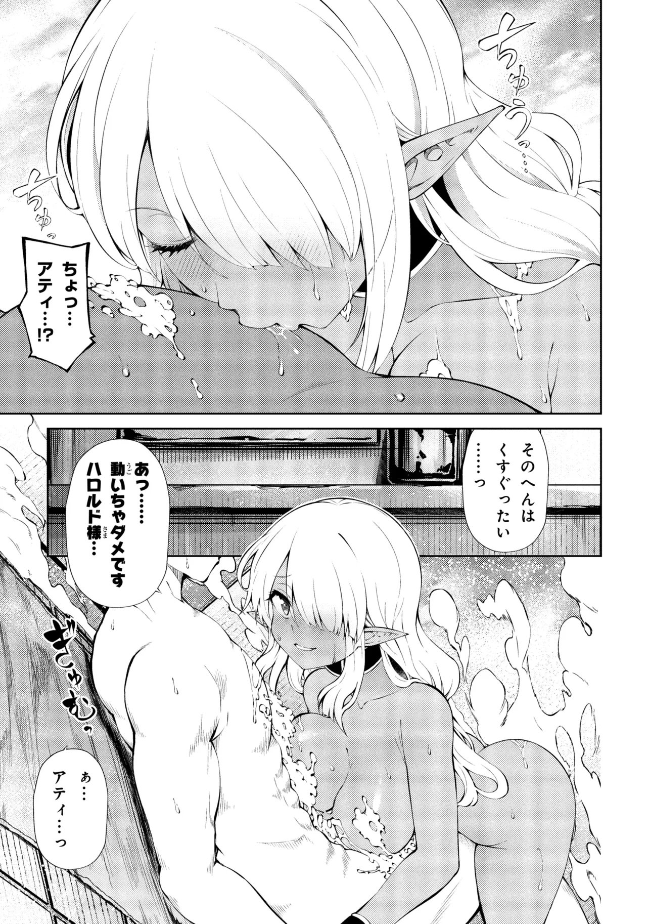 Ie ga Moete Jinsei dou demo Yoku Natta kara, Nokotta Nakenashi no Kane de Dark Elf no Dorei o Katta Chapter 28.1 13ページ