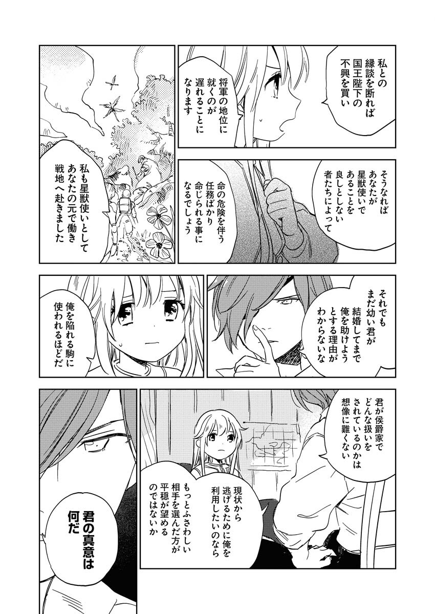 Shinimodori Reijou no Karisome Kekkon: Nidome no Jinsei wa Kimajime Shougun to Seijuu Mofumofu Chapter 3 12ページ