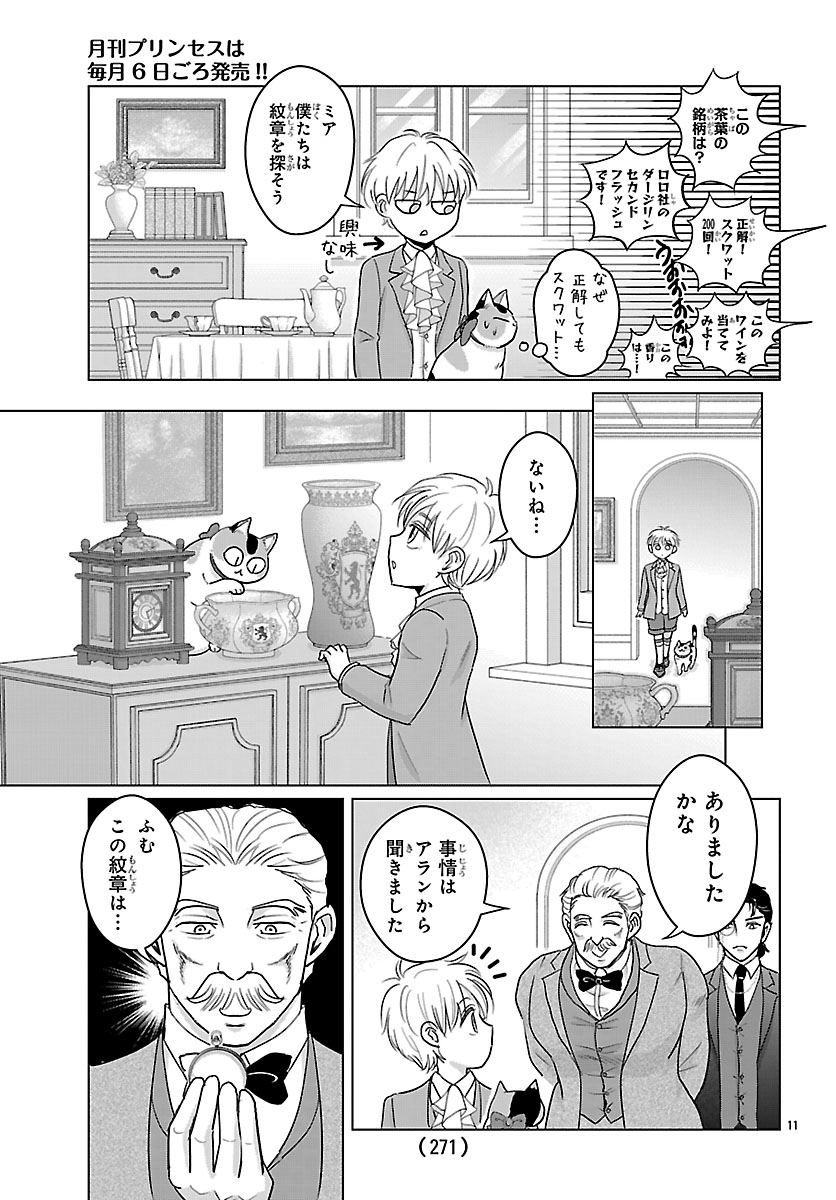 Tensei Shita Mikeneko wa Ouji to Gyokuza no Yume o Miru Chapter 8.1 11ページ