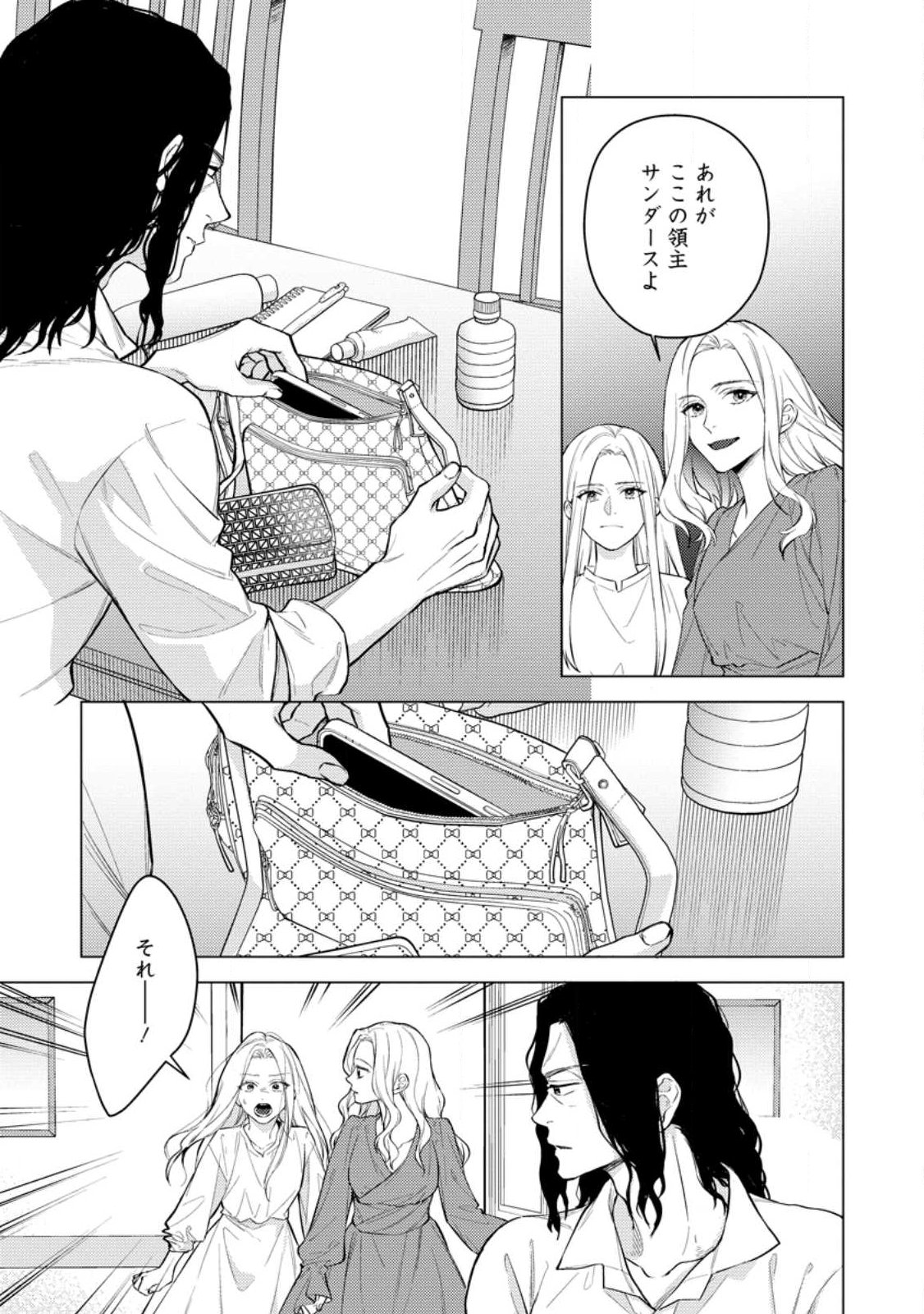 Veil no Seijo - Minikui to Gokaisareta Seijo, Ikemen Goei Kishi ni Dekiaisareru Chapter 27.2 2ページ