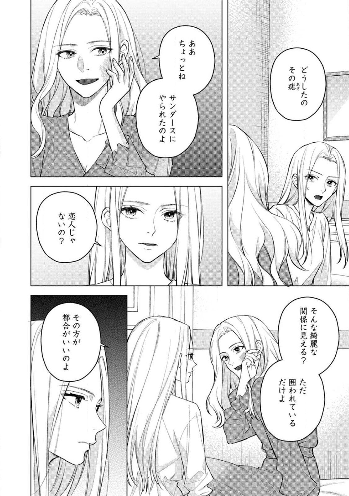 Veil no Seijo - Minikui to Gokaisareta Seijo, Ikemen Goei Kishi ni Dekiaisareru Chapter 27.2 9ページ