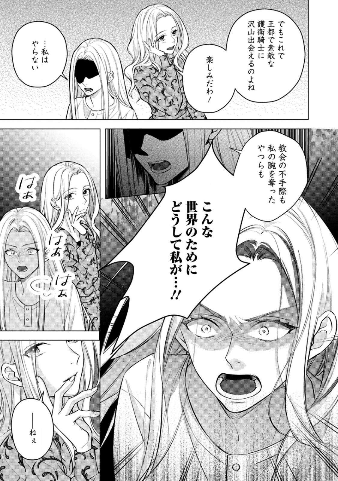 Veil no Seijo - Minikui to Gokaisareta Seijo, Ikemen Goei Kishi ni Dekiaisareru Chapter 27.3 4ページ