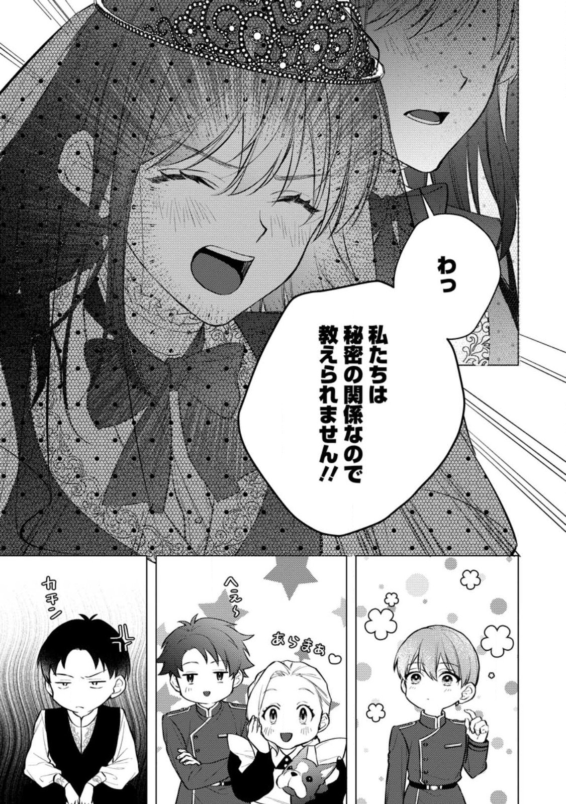 Veil no Seijo - Minikui to Gokaisareta Seijo, Ikemen Goei Kishi ni Dekiaisareru Chapter 28.2 10ページ
