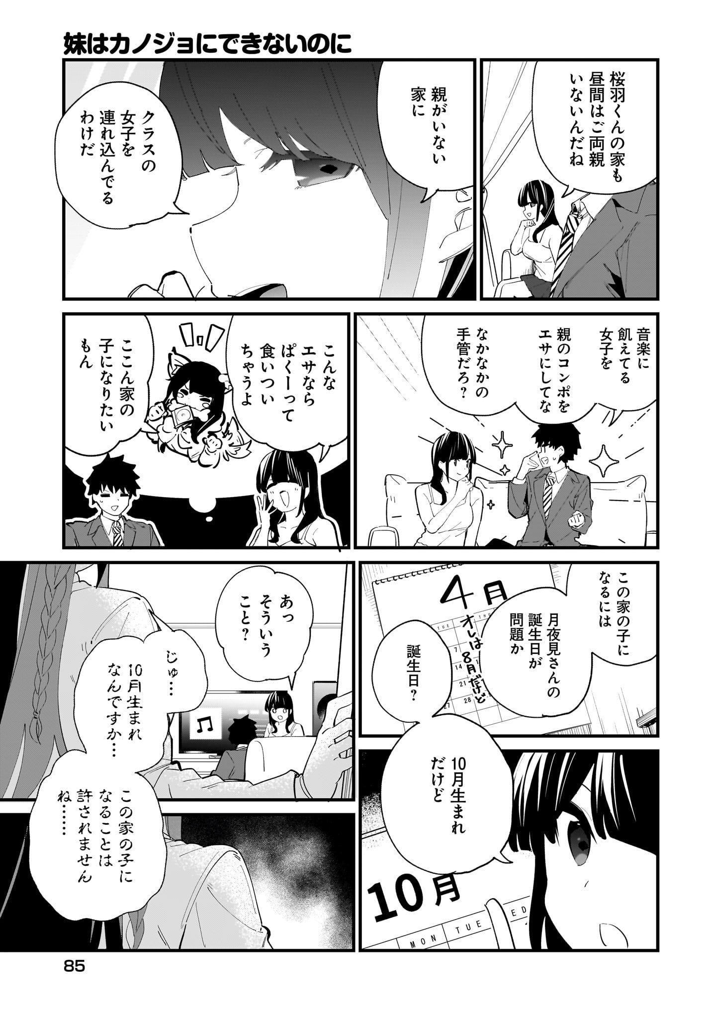Imouto wa Kanojo ni Deki Nai no ni Chapter 3 7ページ