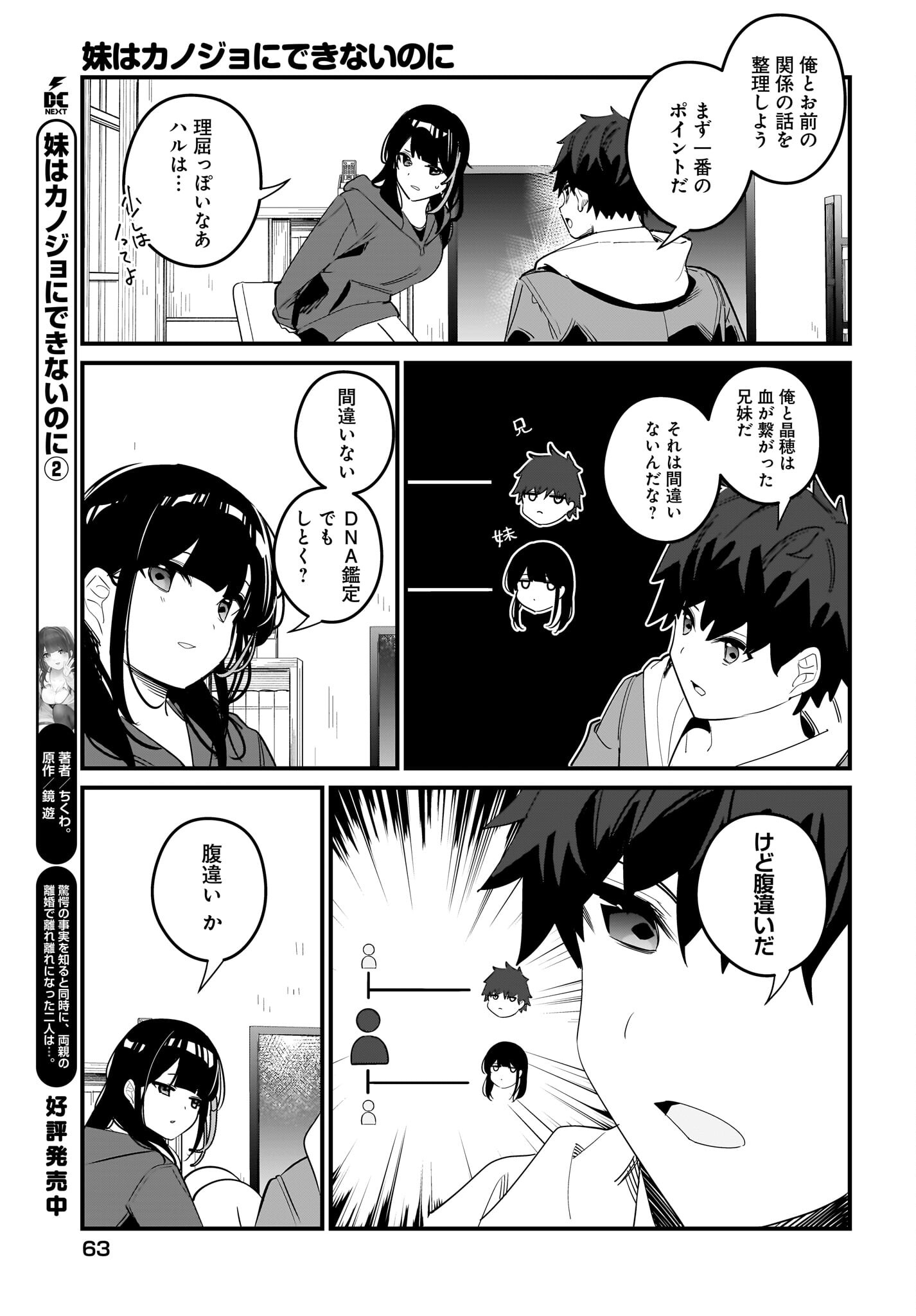 Imouto wa Kanojo ni Deki Nai no ni Chapter 16 9ページ