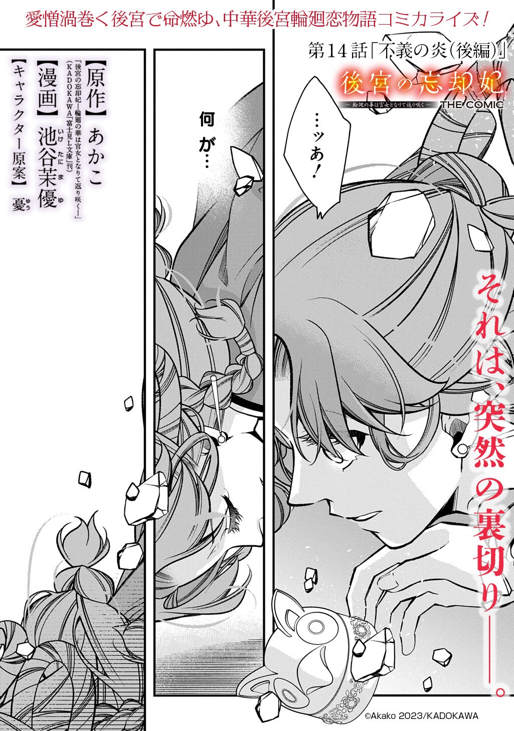 Koukyuu no Boukyakuhi: Rinne no Hana wa Kanjo to Narite Kaerizaku Chapter 14.2 1ページ
