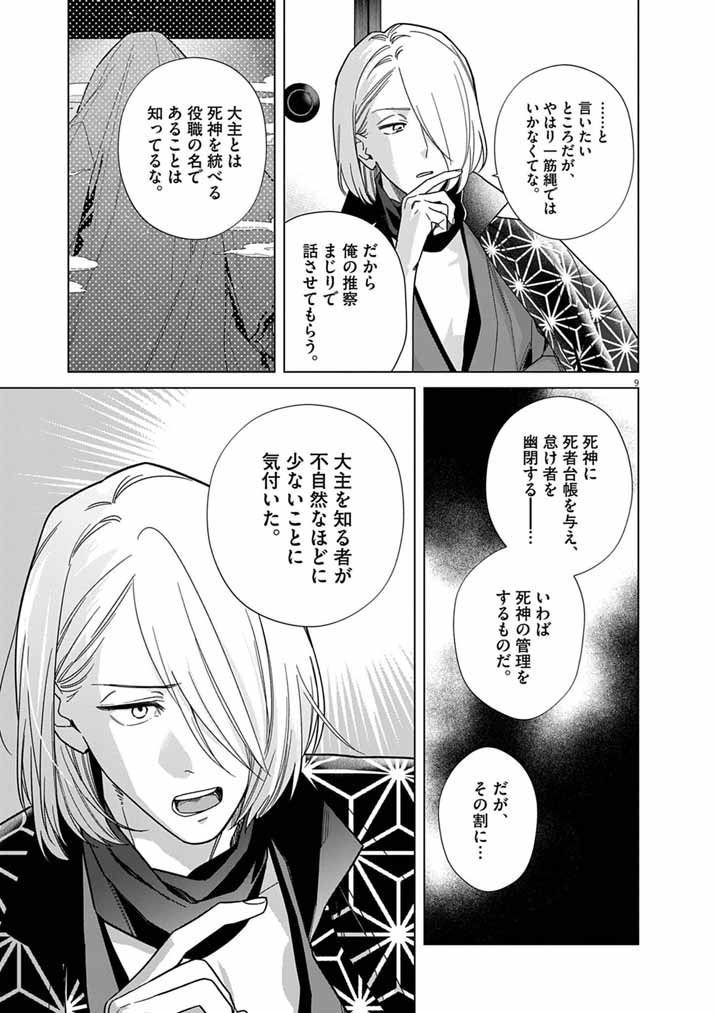 Shinigami no Hatsukoi ~Botsuraku Kazoku no Reijou wa Ai wo Shiranai Shinigami ni Totsugu~ Chapter 67 8ページ