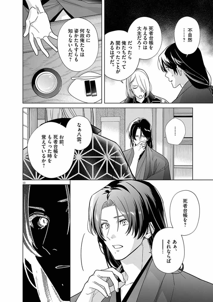 Shinigami no Hatsukoi ~Botsuraku Kazoku no Reijou wa Ai wo Shiranai Shinigami ni Totsugu~ Chapter 67 9ページ