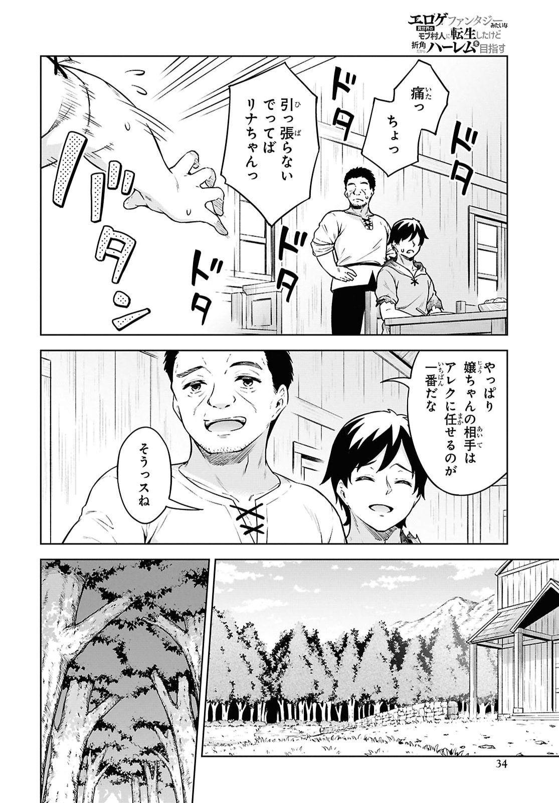 Eroge Fantasy Mitai na Isekai no Mob Murabito ni Tensei shita kedo Sekkaku dakara Harem wo Mezasu Chapter 1 27ページ