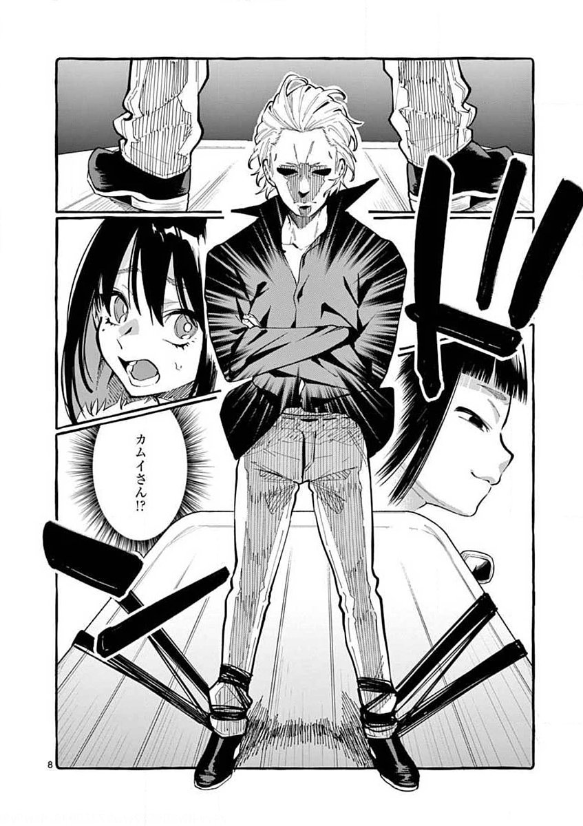 Ushiro no Shoumen Kamui-san Chapter 9 8ページ