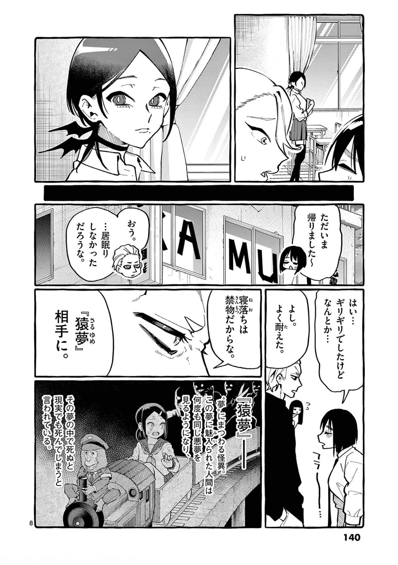 Ushiro no Shoumen Kamui-san Chapter 27 8ページ