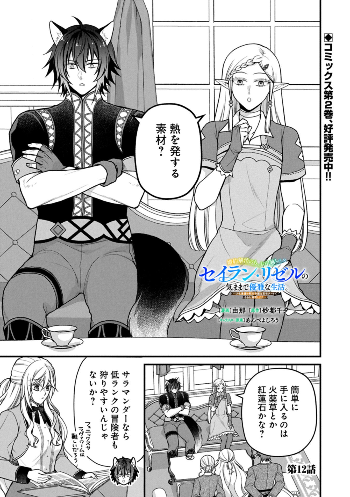 Konyaku Kaishou Nochi, Ohikkoshi. Seiran Rizeru no Kimama de Yuuga na Seikatsu Chapter 12.1 1ページ