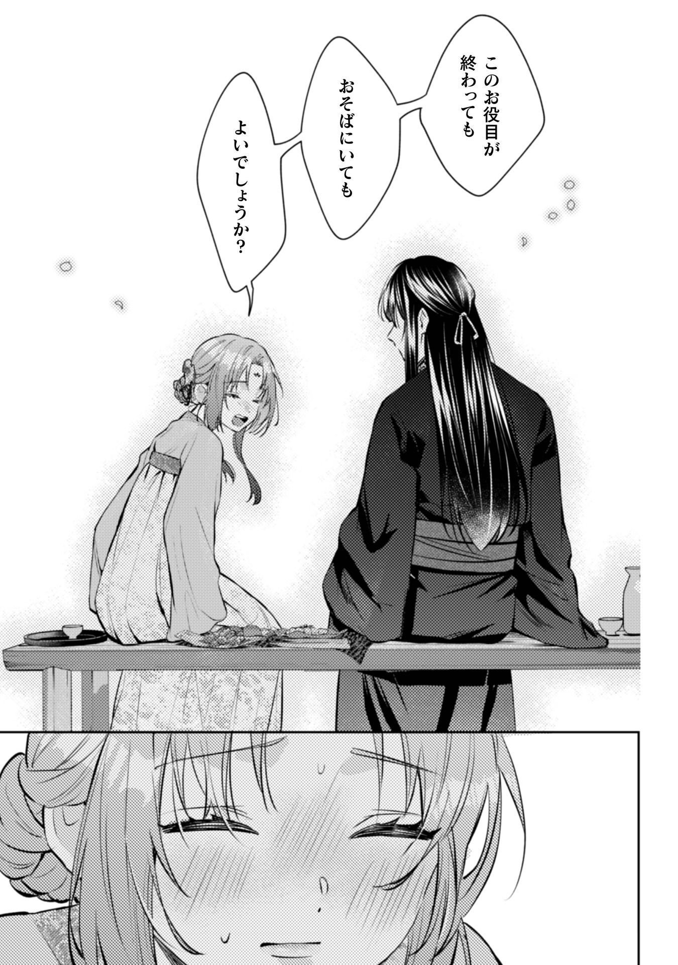 Shichijuunikou no Kuni No Koukyuu Yakuzeni ~Minarai Tousennyo desuga, Mofu Mofu-tachi to Okisaki-sama no Mondai wo Kaiketsu Shimasu~ Chapter 8 22ページ