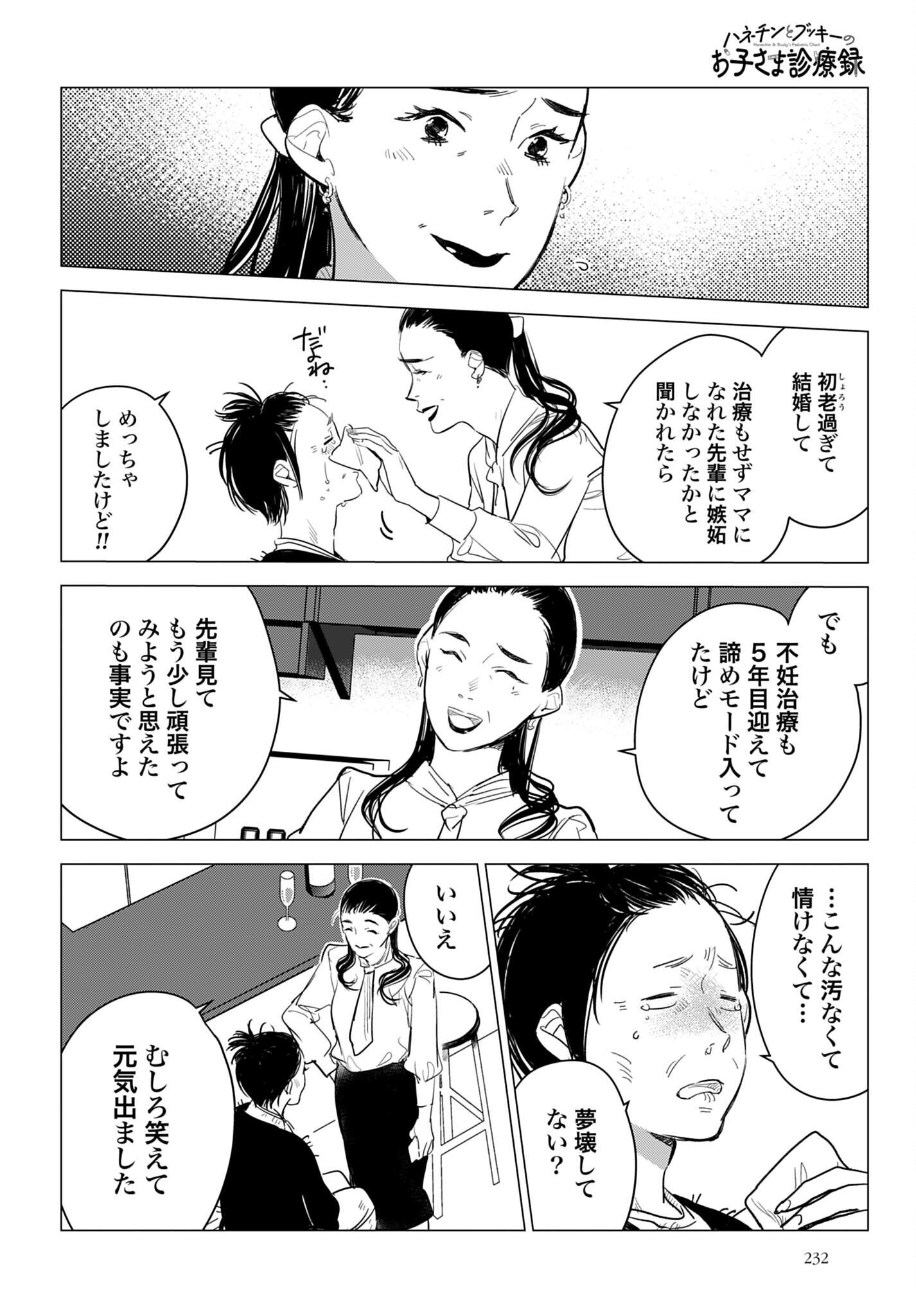 Hanechin to Bukki no Oko-sama Shinryouroku Chapter 23 8ページ
