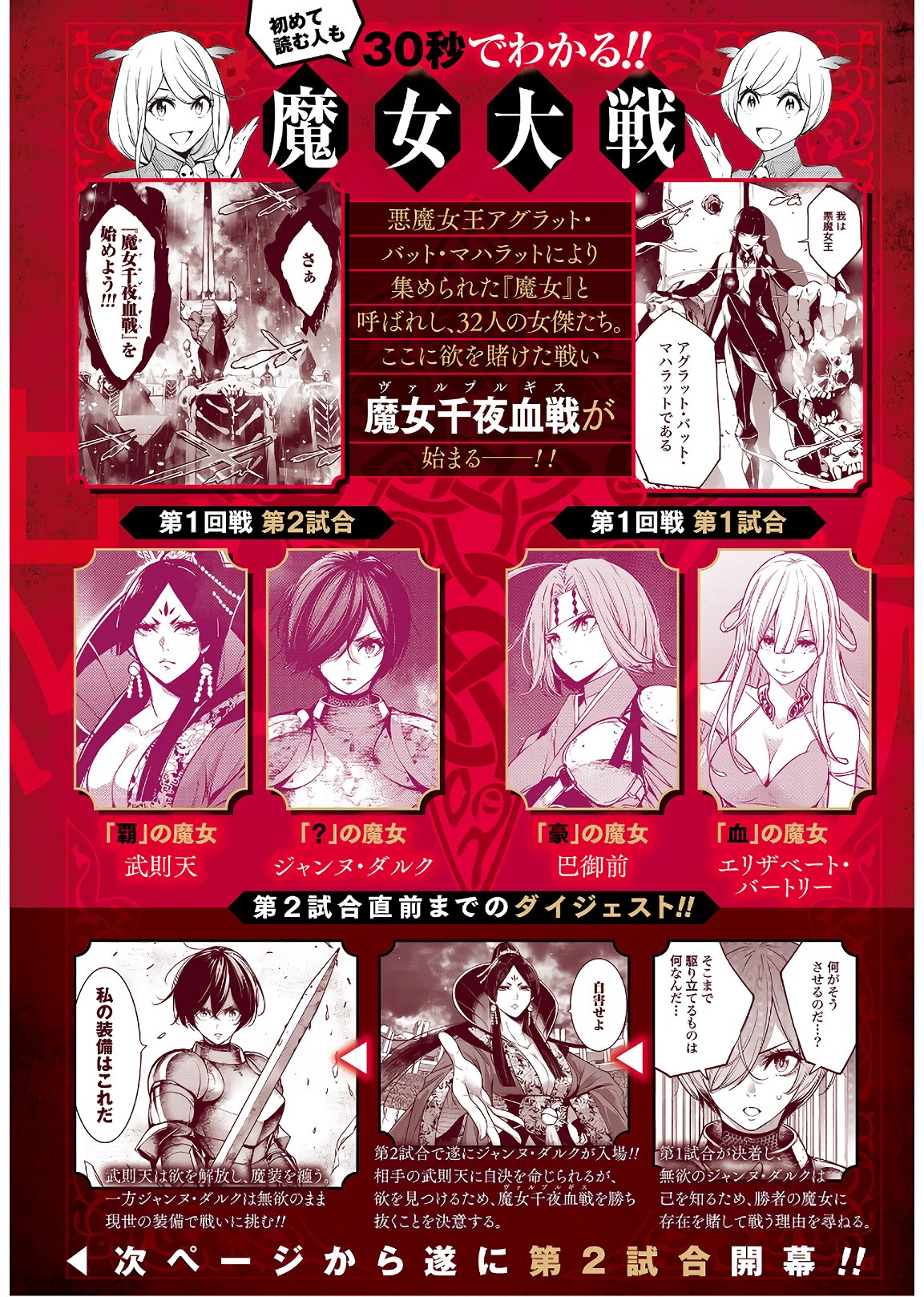 Majo Taisen: 32-nin no Isai no Majo wa Koroshiau Chapter 8 2ページ