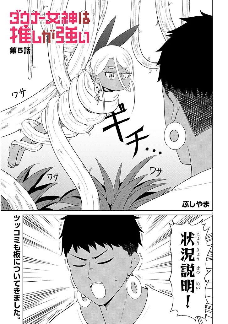 Downer Megami wa Oshi ga Tsuyoi Chapter 5 1ページ