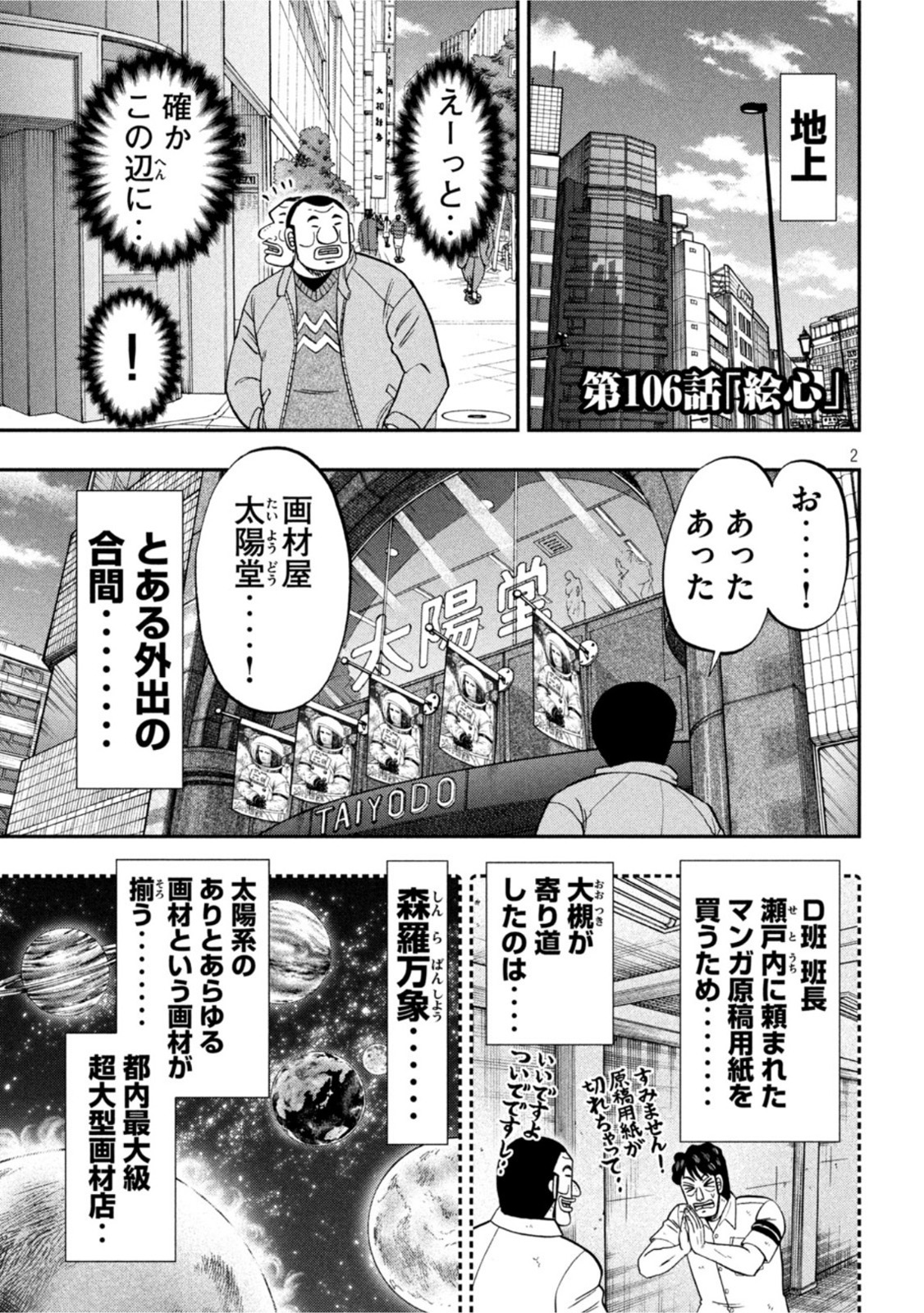 Ichinichi Gaishutsuroku Hanchou Chapter 106 1ページ