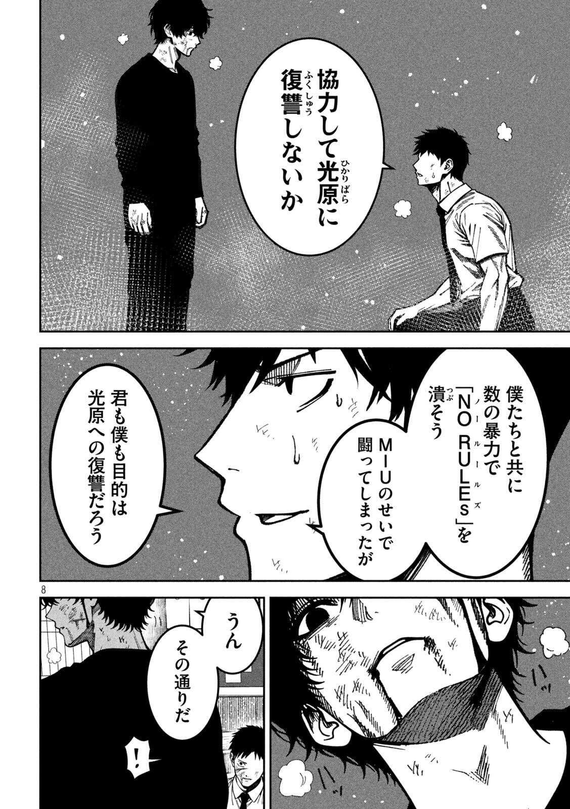 Bouryoku Banzai Chapter 58 8ページ