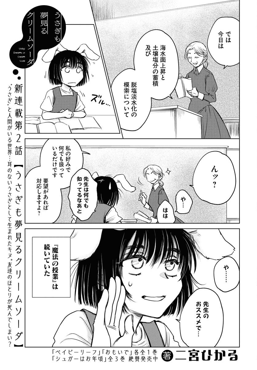 Usagi mo Yumemiru Cream Soda Chapter 2 1ページ