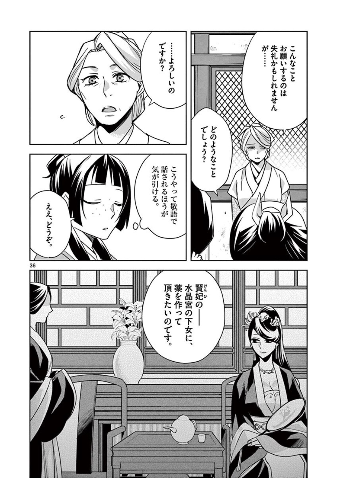 Kusuriya no Hitorigoto - Maomao no Koukyuu Nazotoki Techou Chapter 39 36ページ