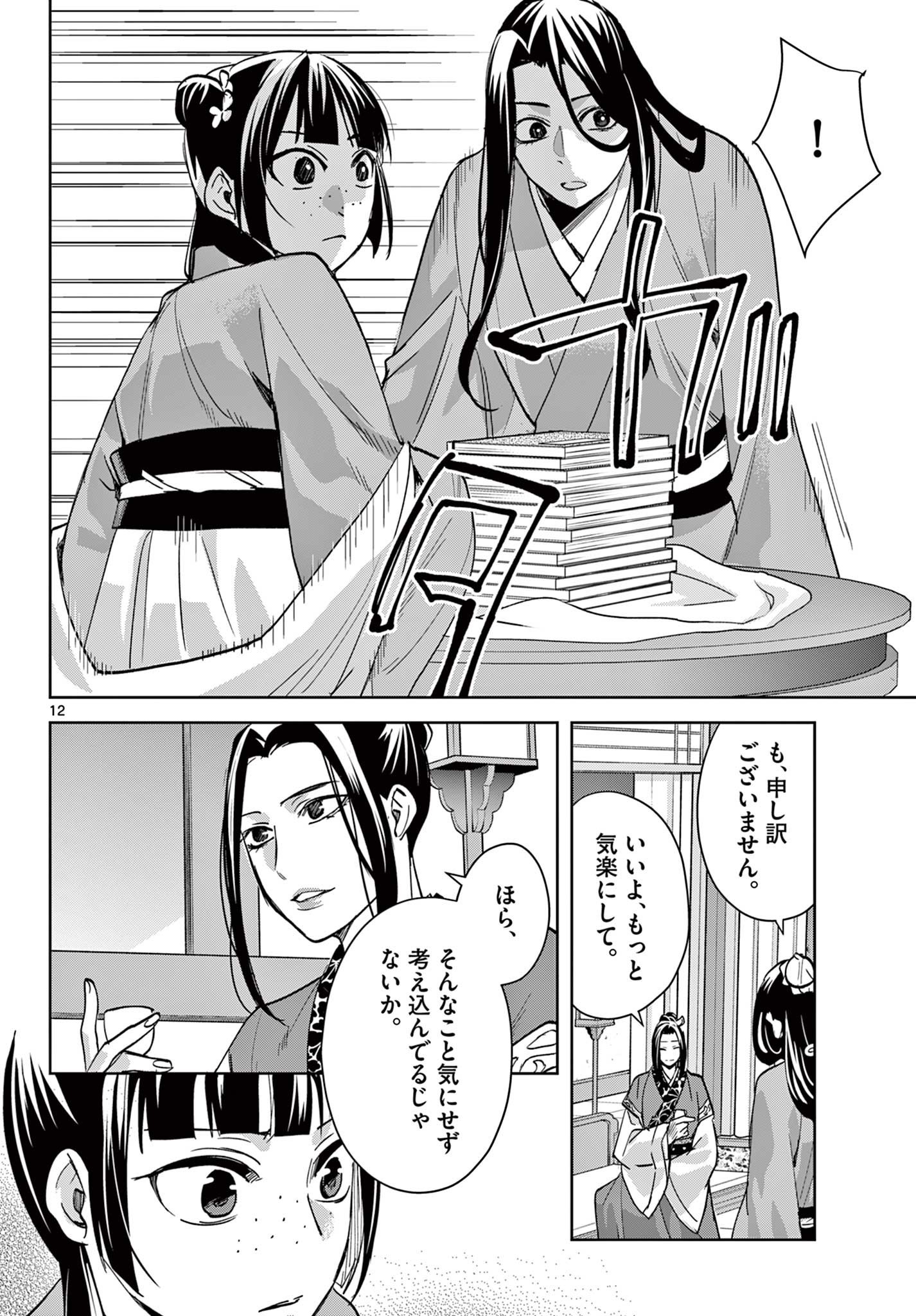 Kusuriya no Hitorigoto - Maomao no Koukyuu Nazotoki Techou Chapter 91.1 12ページ