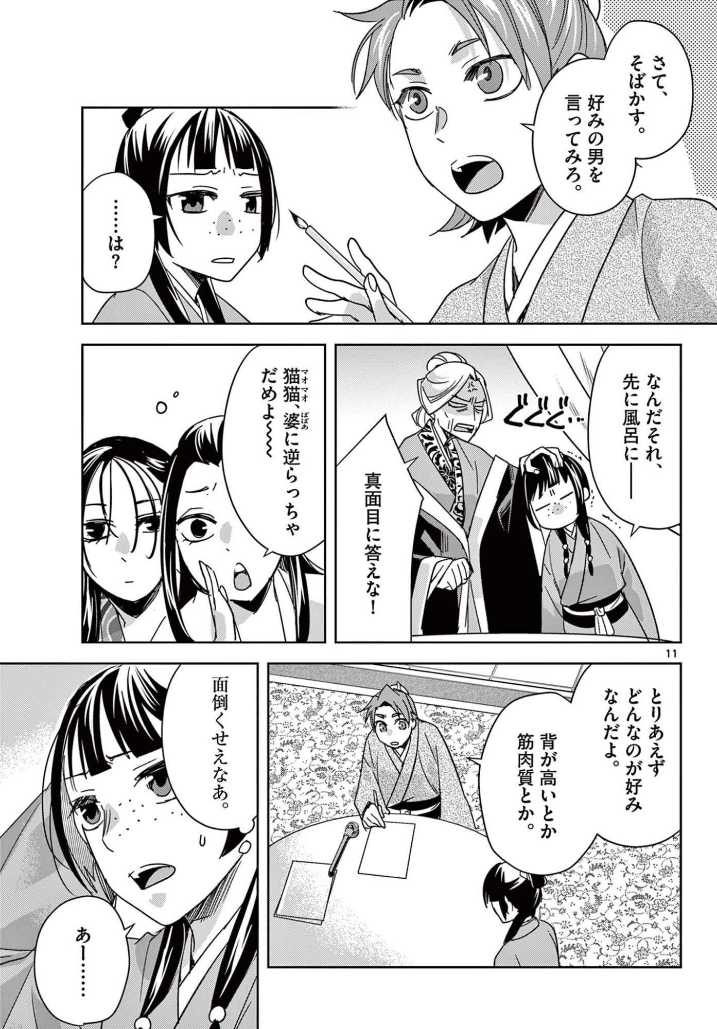 Kusuriya no Hitorigoto - Maomao no Koukyuu Nazotoki Techou Chapter 92 11ページ