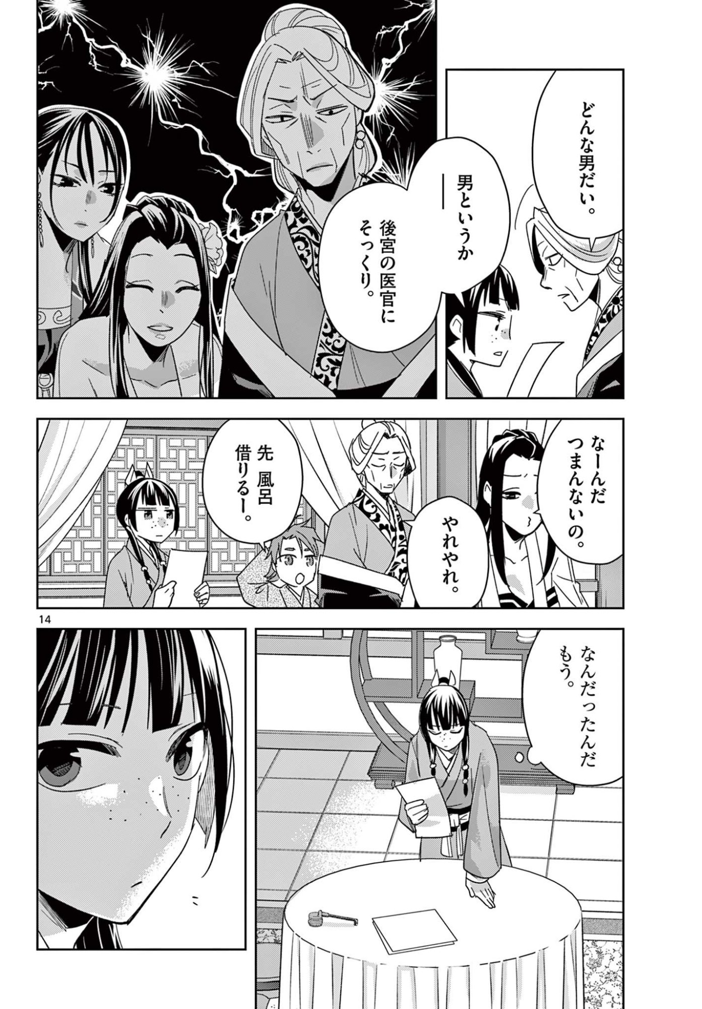 Kusuriya no Hitorigoto - Maomao no Koukyuu Nazotoki Techou Chapter 92 14ページ
