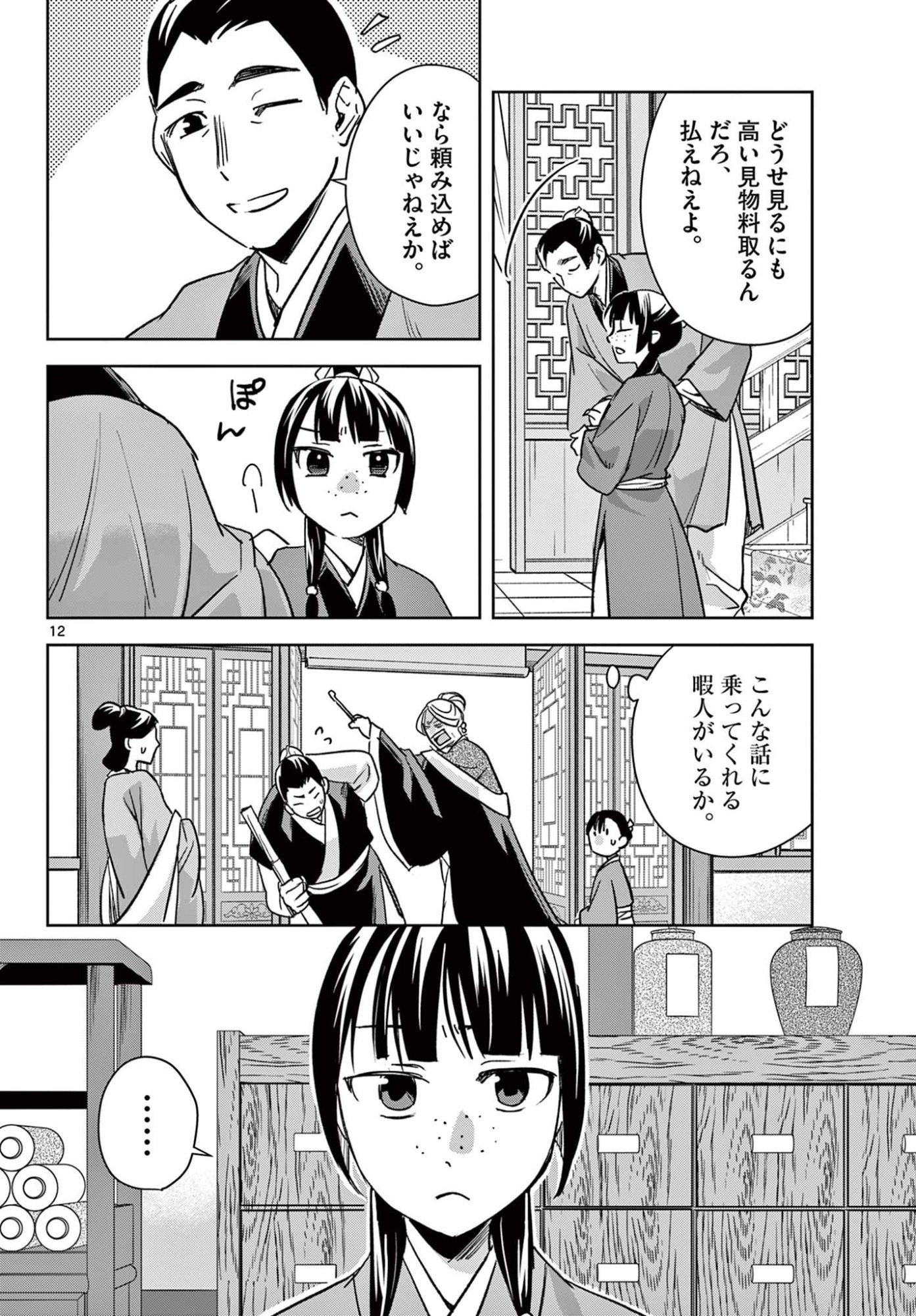 Kusuriya no Hitorigoto - Maomao no Koukyuu Nazotoki Techou Chapter 93.1 12ページ