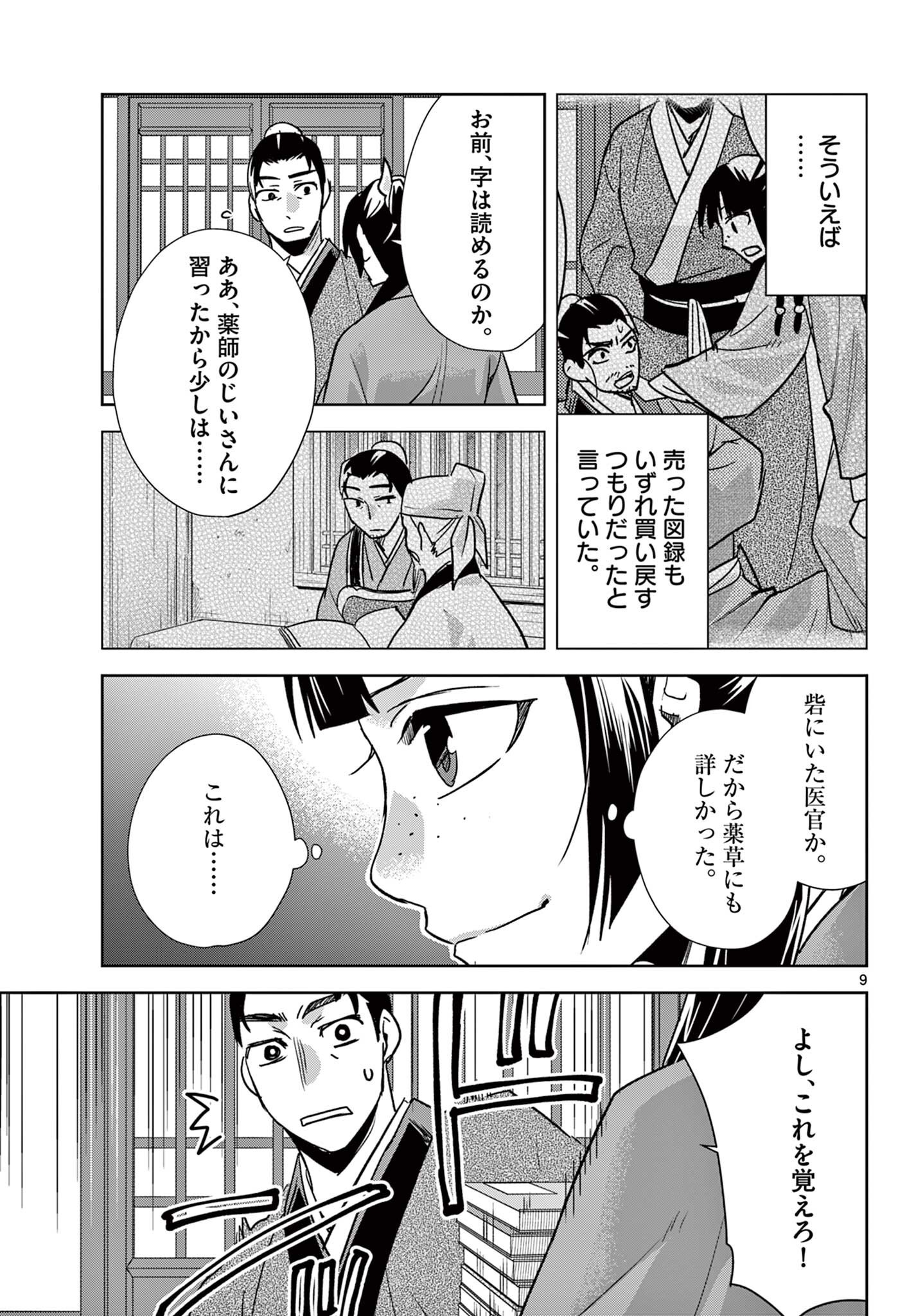 Kusuriya no Hitorigoto - Maomao no Koukyuu Nazotoki Techou Chapter 96.1 9ページ