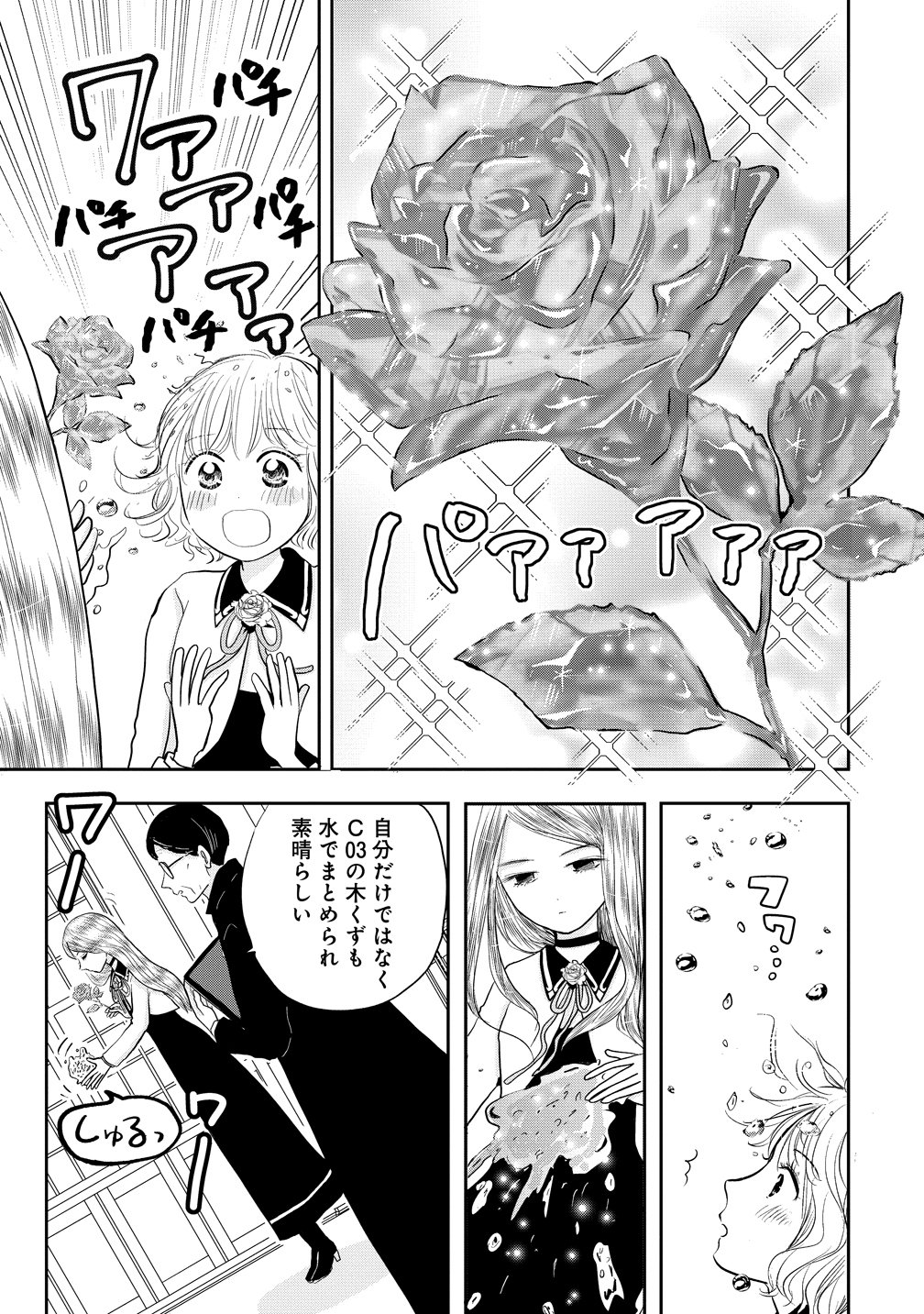 Reiguusareta Wanko-kei Jimi Reijou wa Majutsu Gakuen de Wakeari Josou Ouji ni Dekiaisareru Chapter 3 9ページ