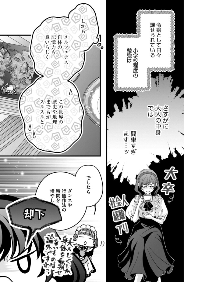 Akuyaku Taikutsu Reijou, Sono Miryokuchi wa desu! ~Otome Geimu no Hametsu Furagu o Kaihi Shitara, Ouji-sama ya Kizoku Reijou no Minasama ni Shitawarete~ Chapter 5.2 10ページ