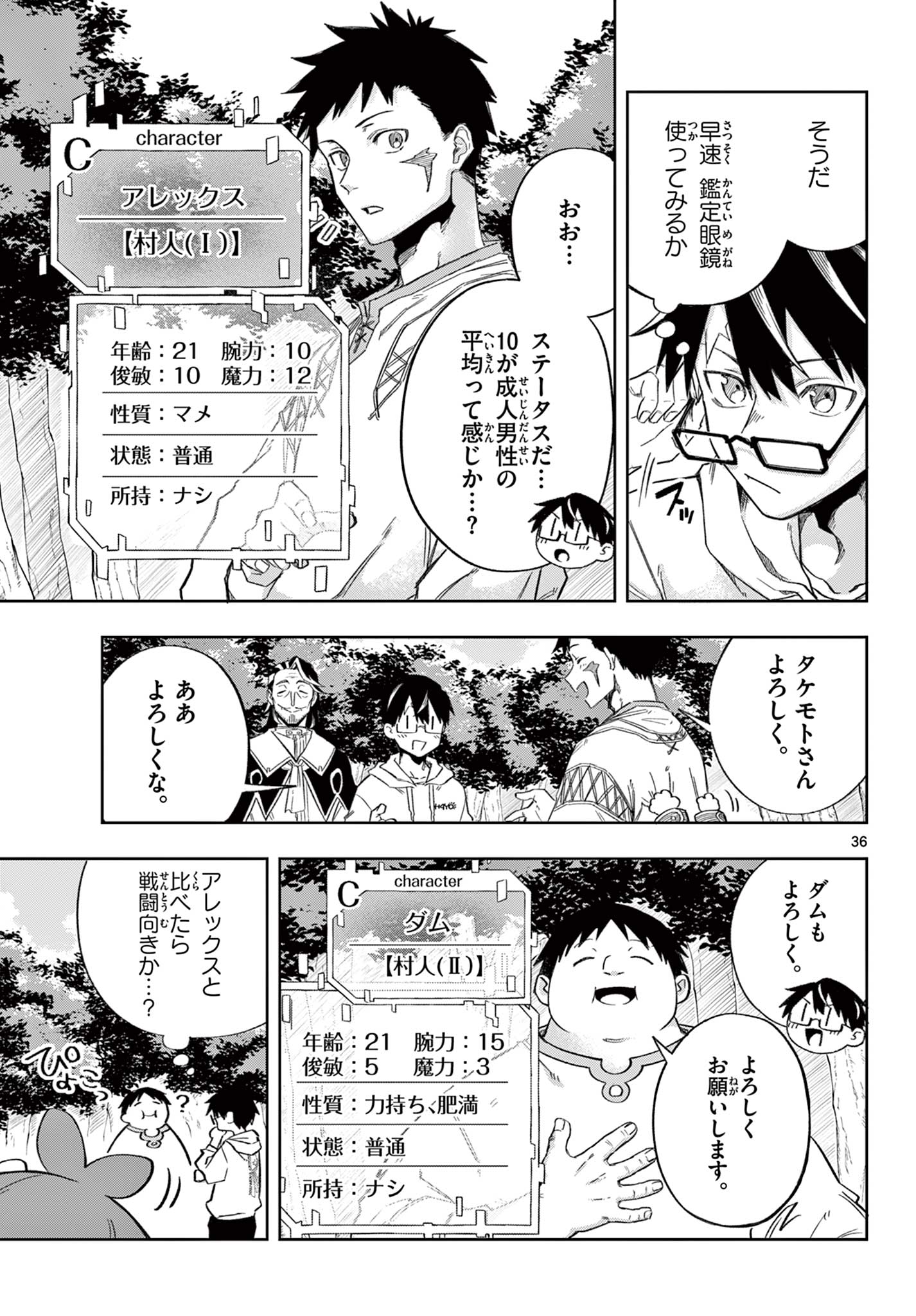Kamibiki no Monarch Chapter 1 36ページ