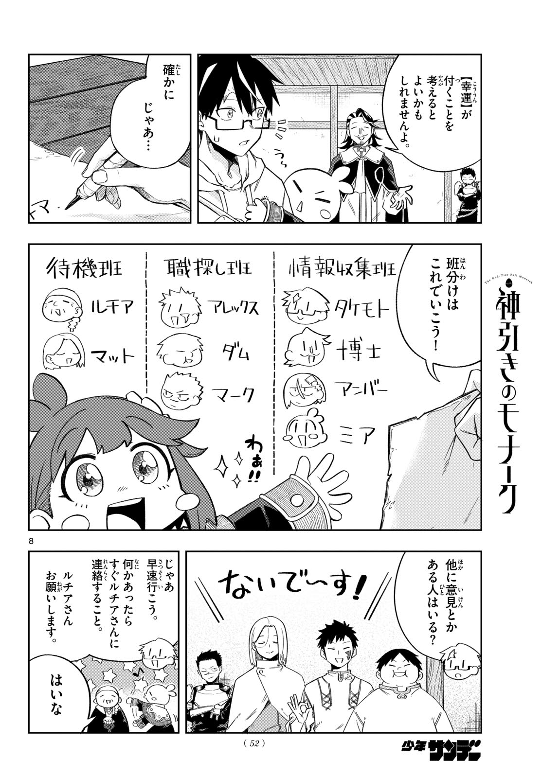 Kamibiki no Monarch Chapter 4 8ページ