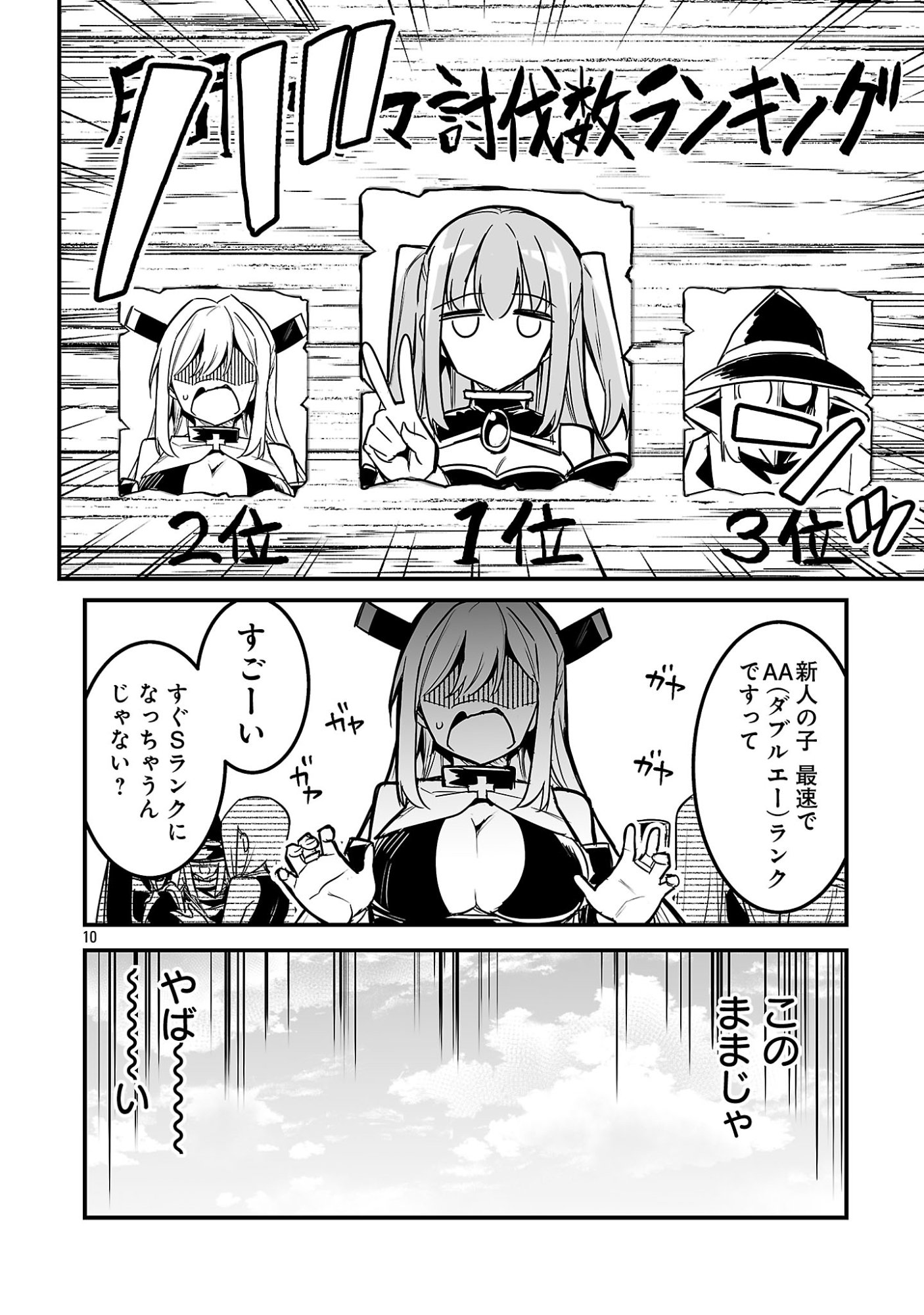 Hunter Guild no Ura Quest Chapter 2.2 2ページ