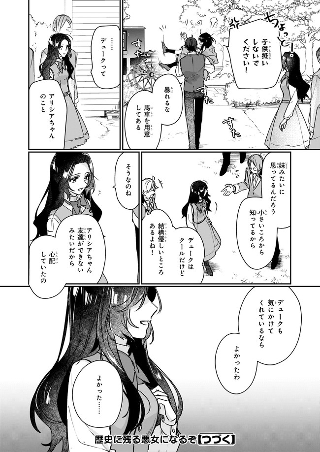 Rekishi ni Nokoru Akujo ni Naru zo - Akuyaku Reijou ni Naru Hodo Ouji no Dekiai wa Kasoku Suru you desu! Chapter 12.12 8ページ