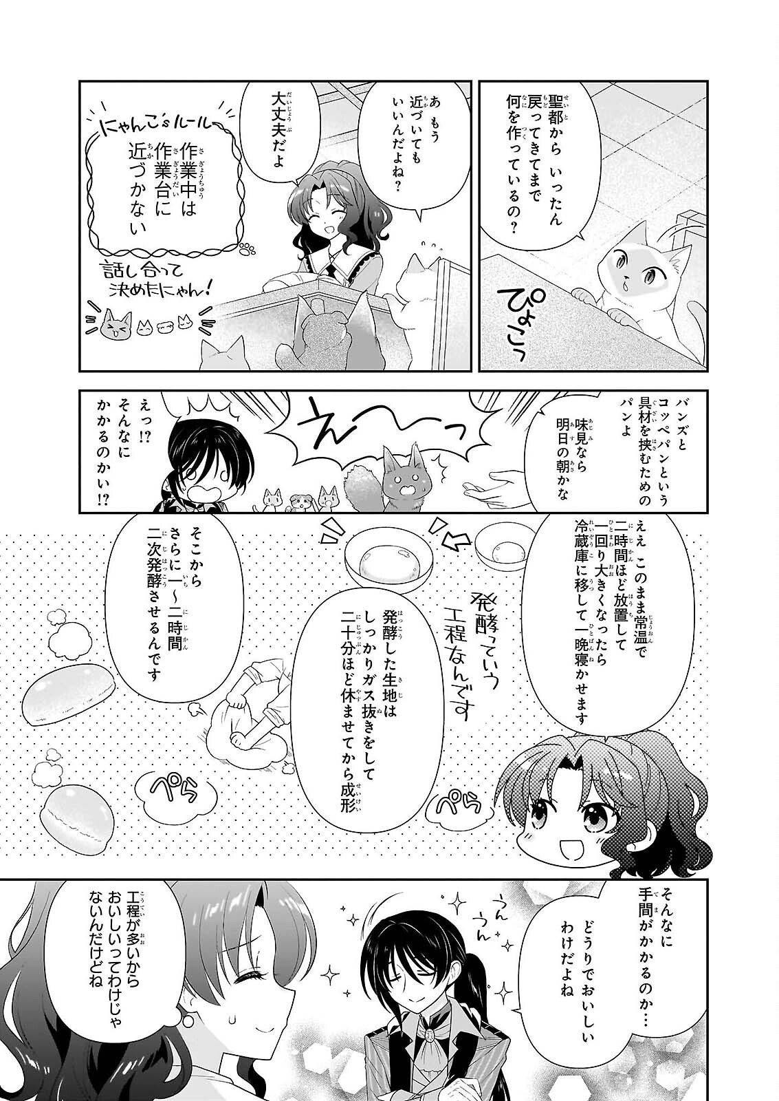 Danzaisareta Akuyaku Reijou desu ga, Pan wo Yaitara Seijo ni Job Change Shimashita!? Chapter 19.1 11ページ