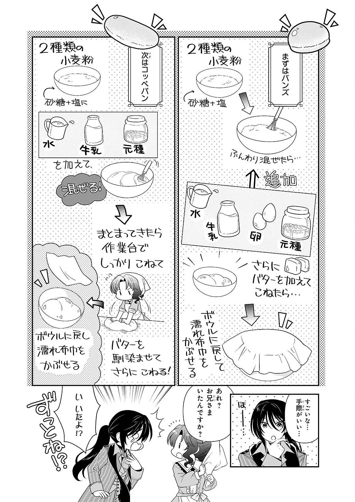 Danzaisareta Akuyaku Reijou desu ga, Pan wo Yaitara Seijo ni Job Change Shimashita!? Chapter 19.1 10ページ