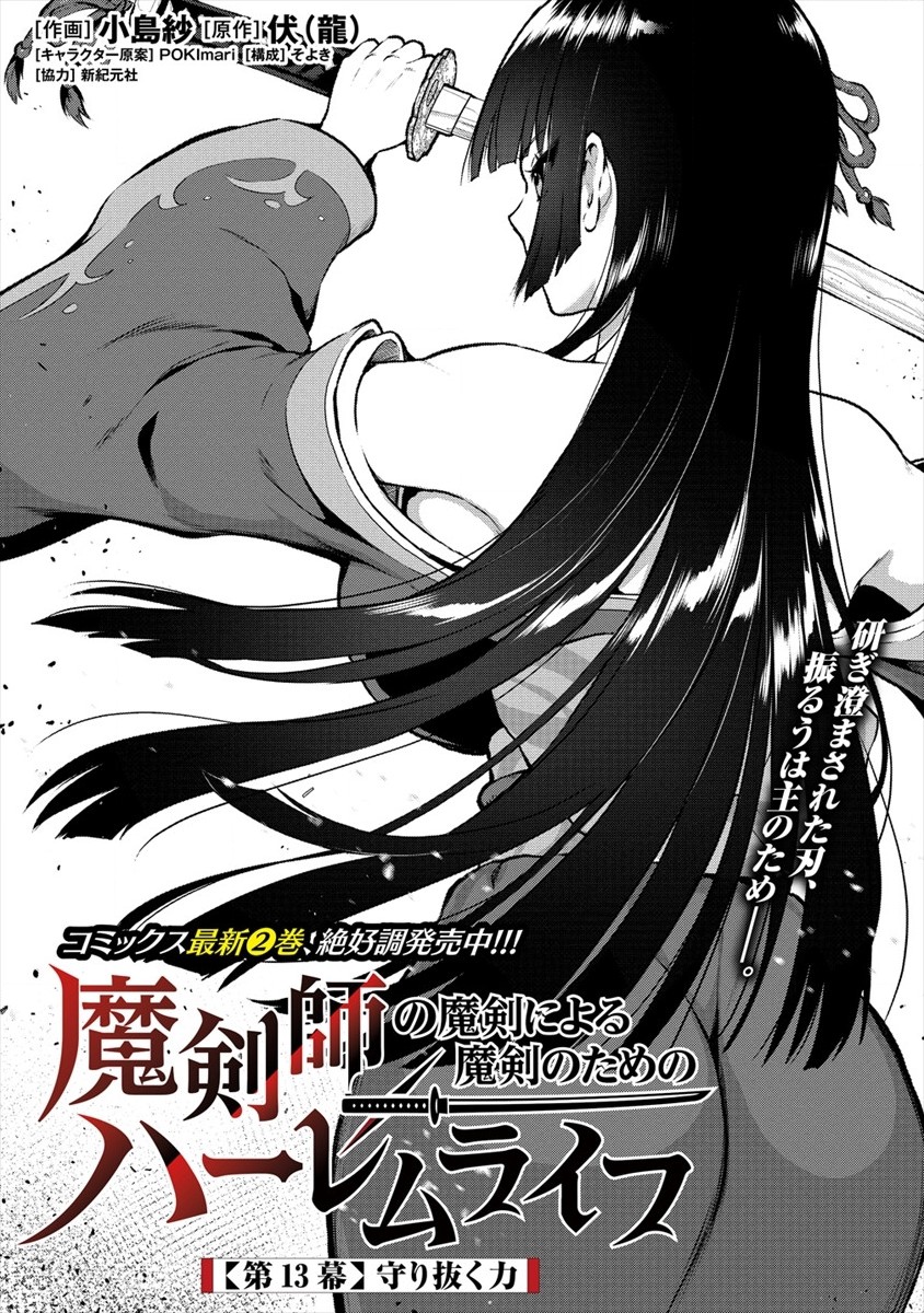 Makenshi no Maken Niyoru Maken no Tame no Harem Life Chapter 13 1ページ