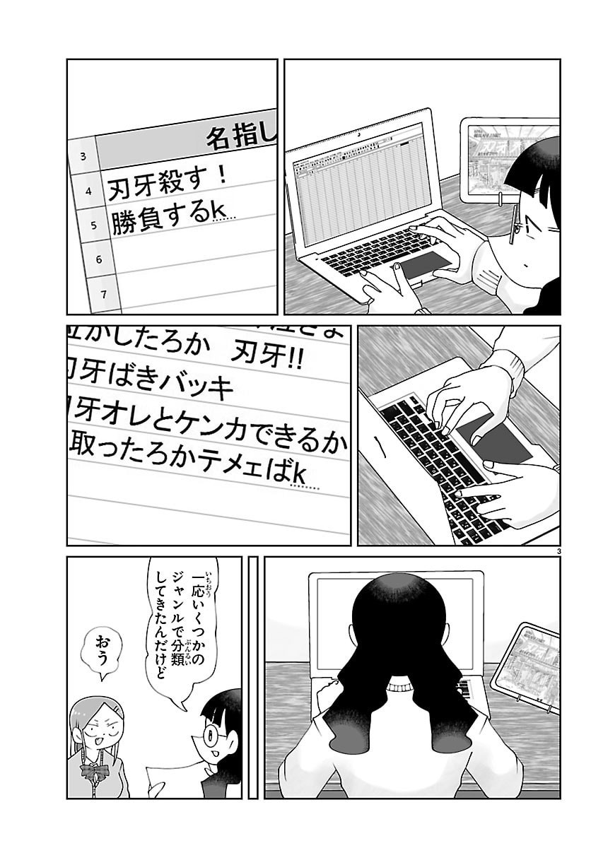 Baki no Wa! - Baki wo Kataru Joshikousei Tachi Chapter 8 3ページ