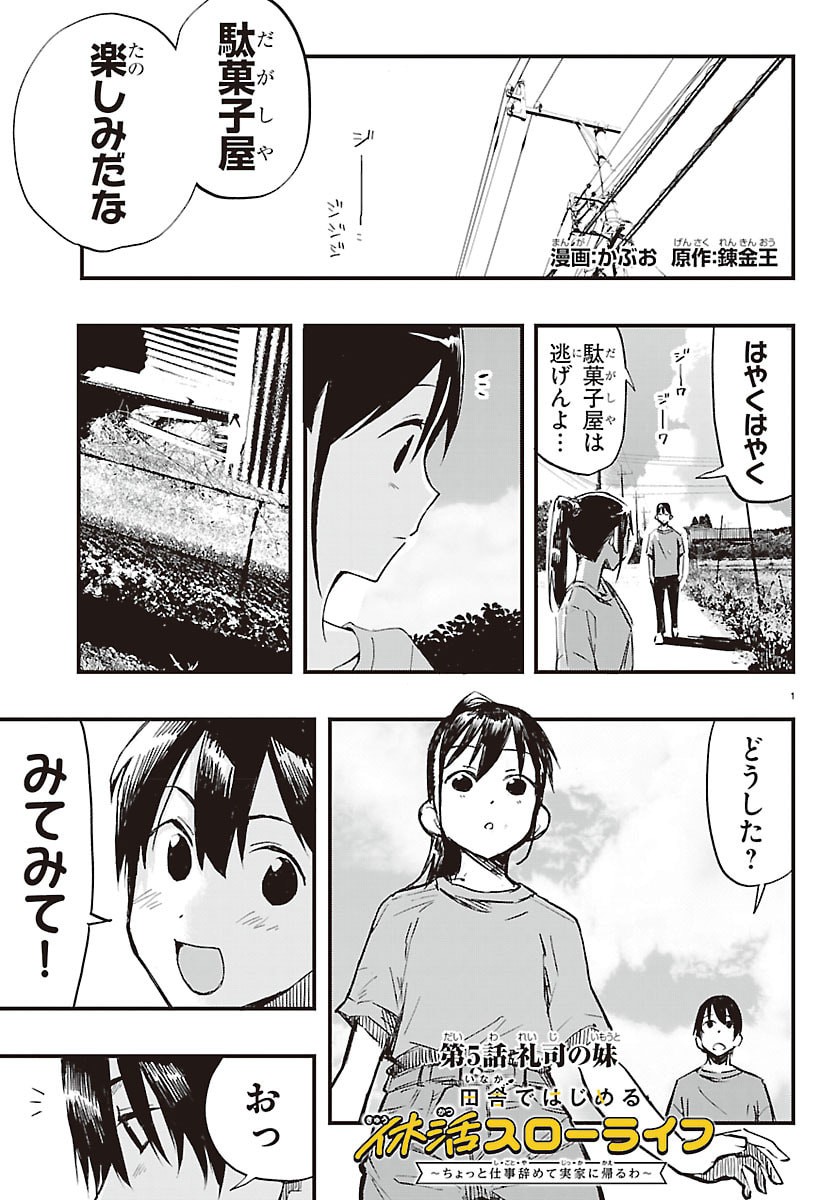 Inaka de Hajimeru Kyuukatsu Slow Life Chapter 5 1ページ