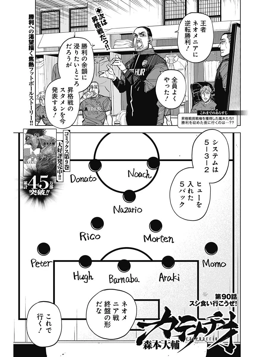 Catenaccio Chapter 90 1ページ
