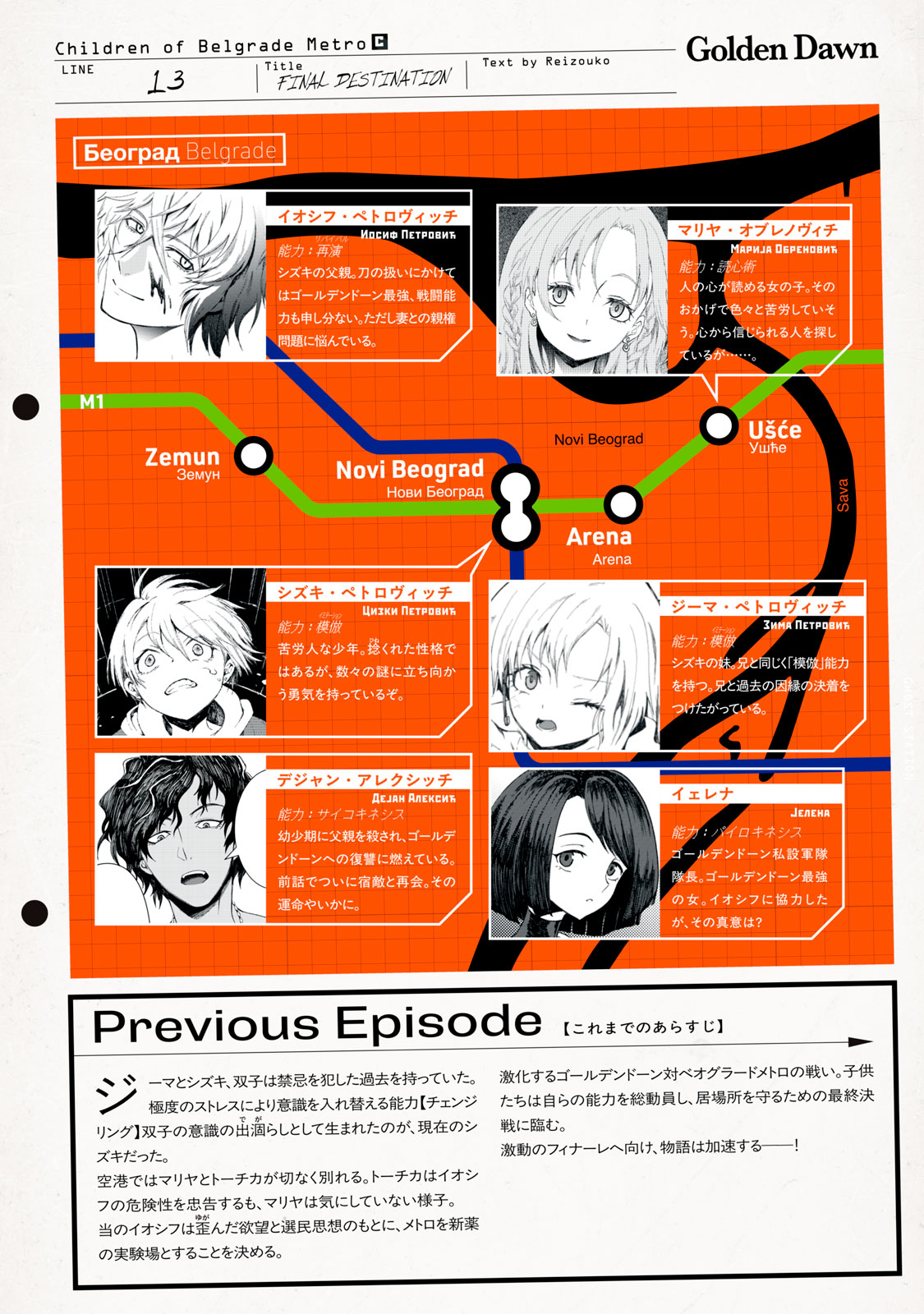 Beograd no Kodomotachi Chapter 13 1ページ