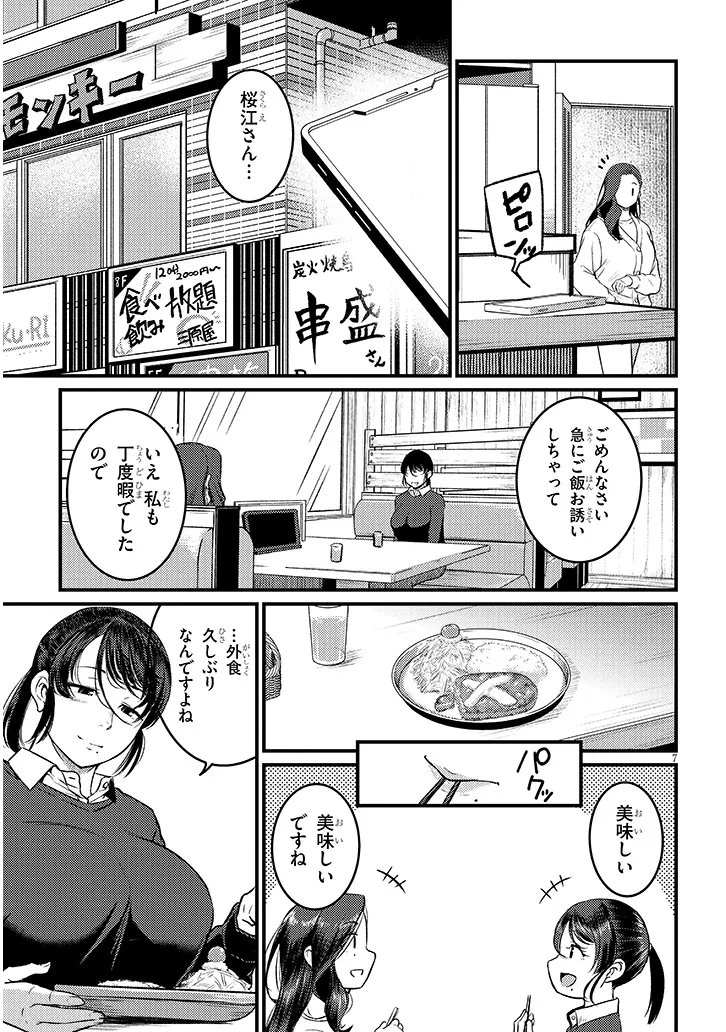 Shigoto Kaeri, Dokushin no Bijin Doushi ni Tanomarete Chapter 27.1 7ページ